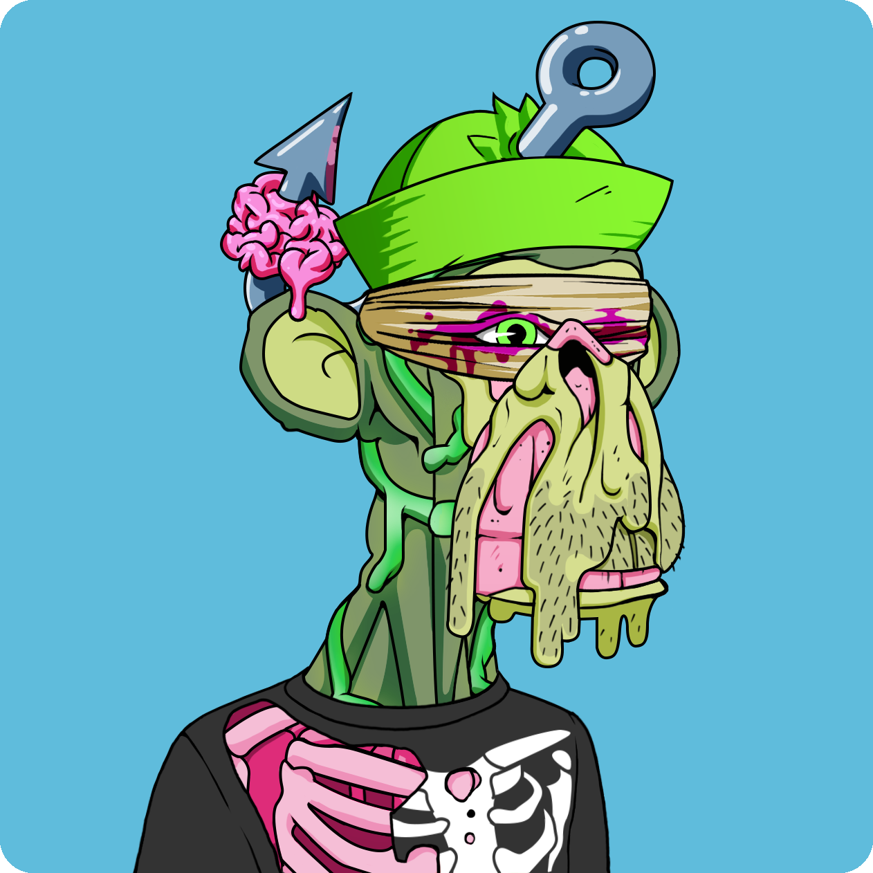 Yuga Labs - Mutant Ape Yacht Club - NFT # 3838