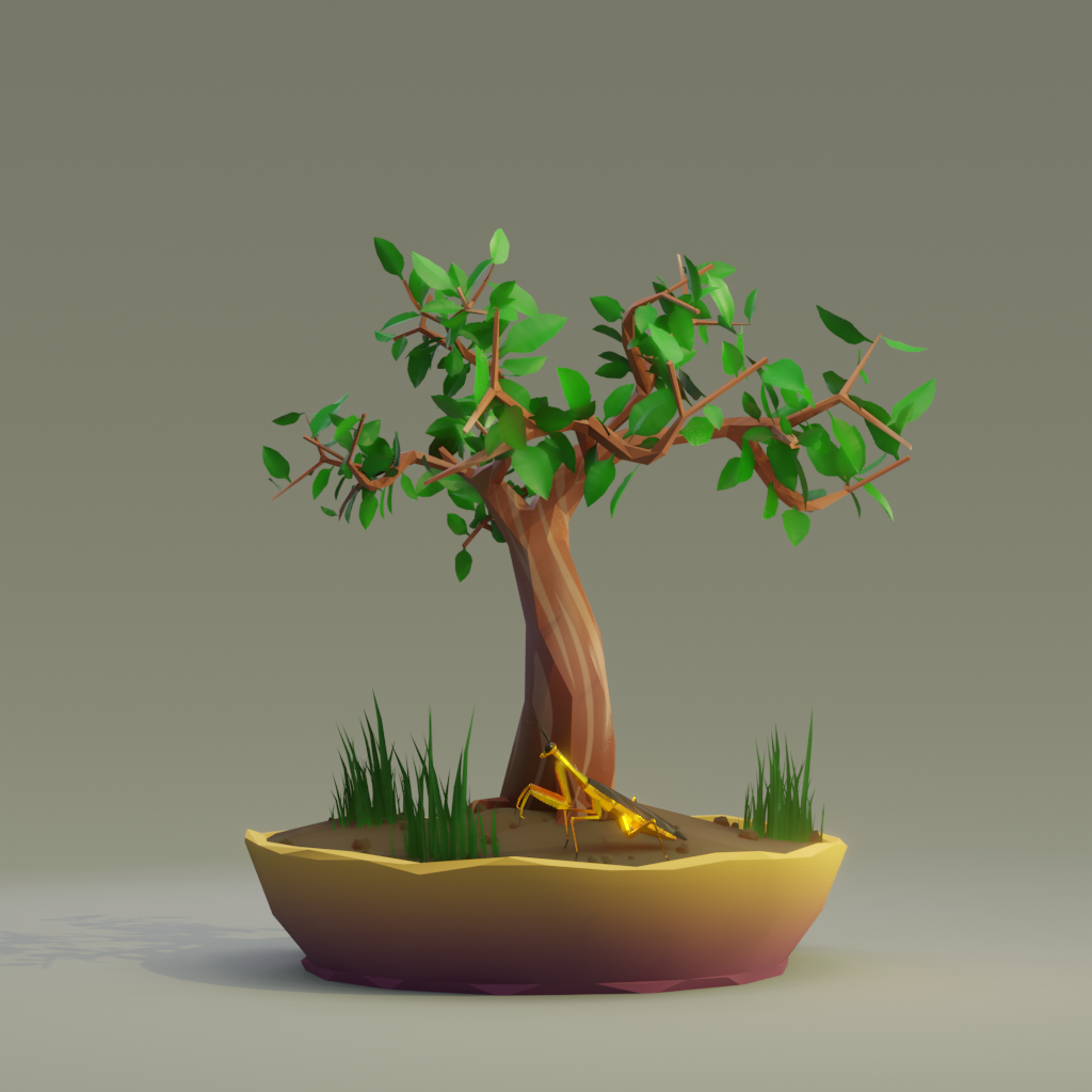 ZENFT Garden Society - Bonsai - Bonsai #8644 - NFT # 8644