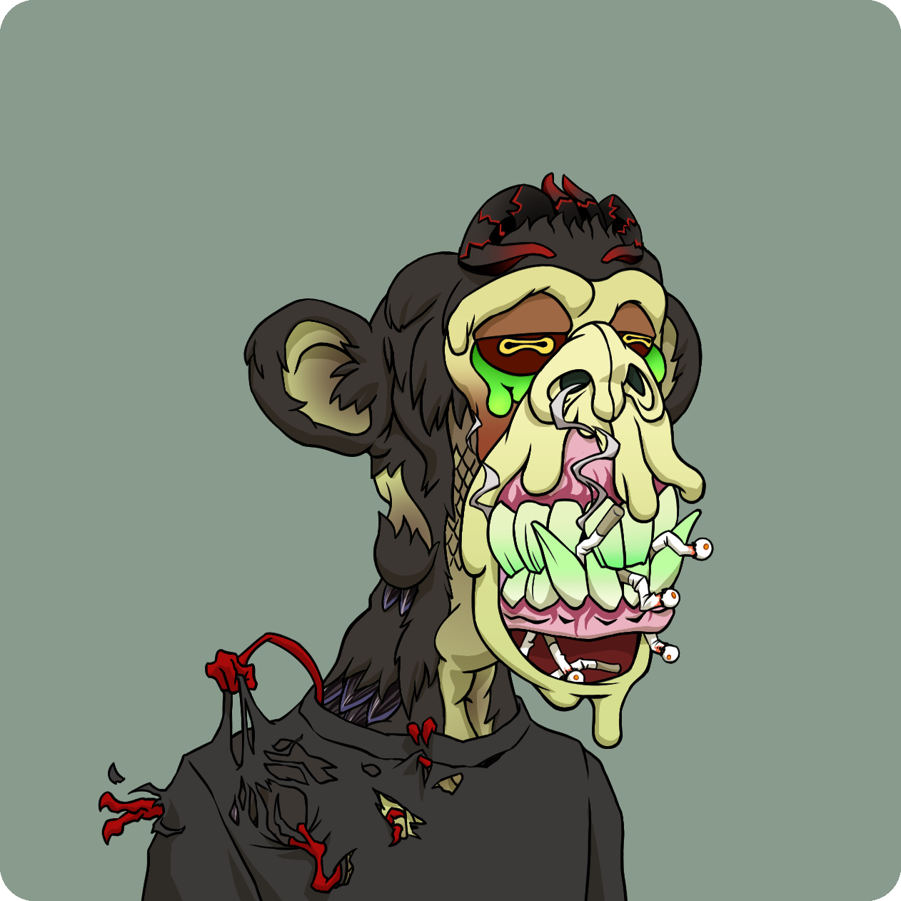 Yuga Labs - Mutant Ape Yacht Club - NFT # 16633