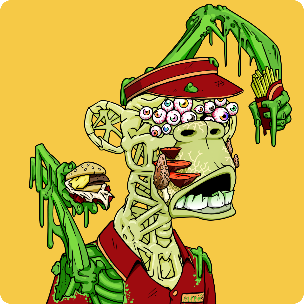 Yuga Labs - Mutant Ape Yacht Club - NFT # 13698