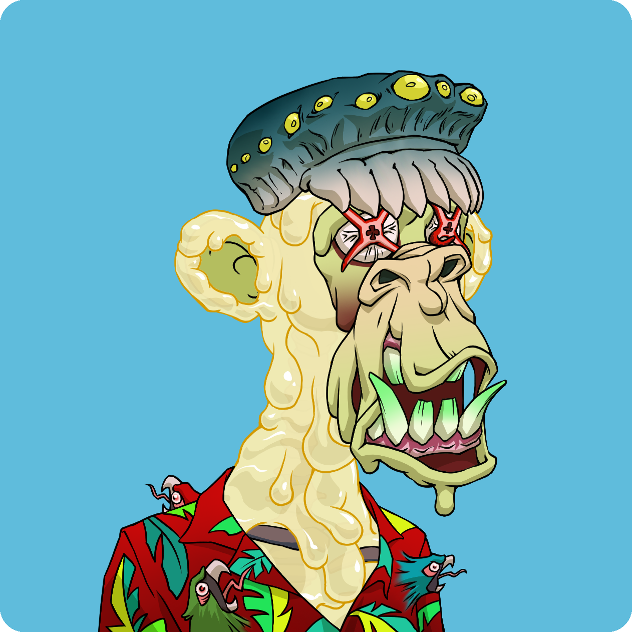 Yuga Labs - Mutant Ape Yacht Club - NFT # 14091