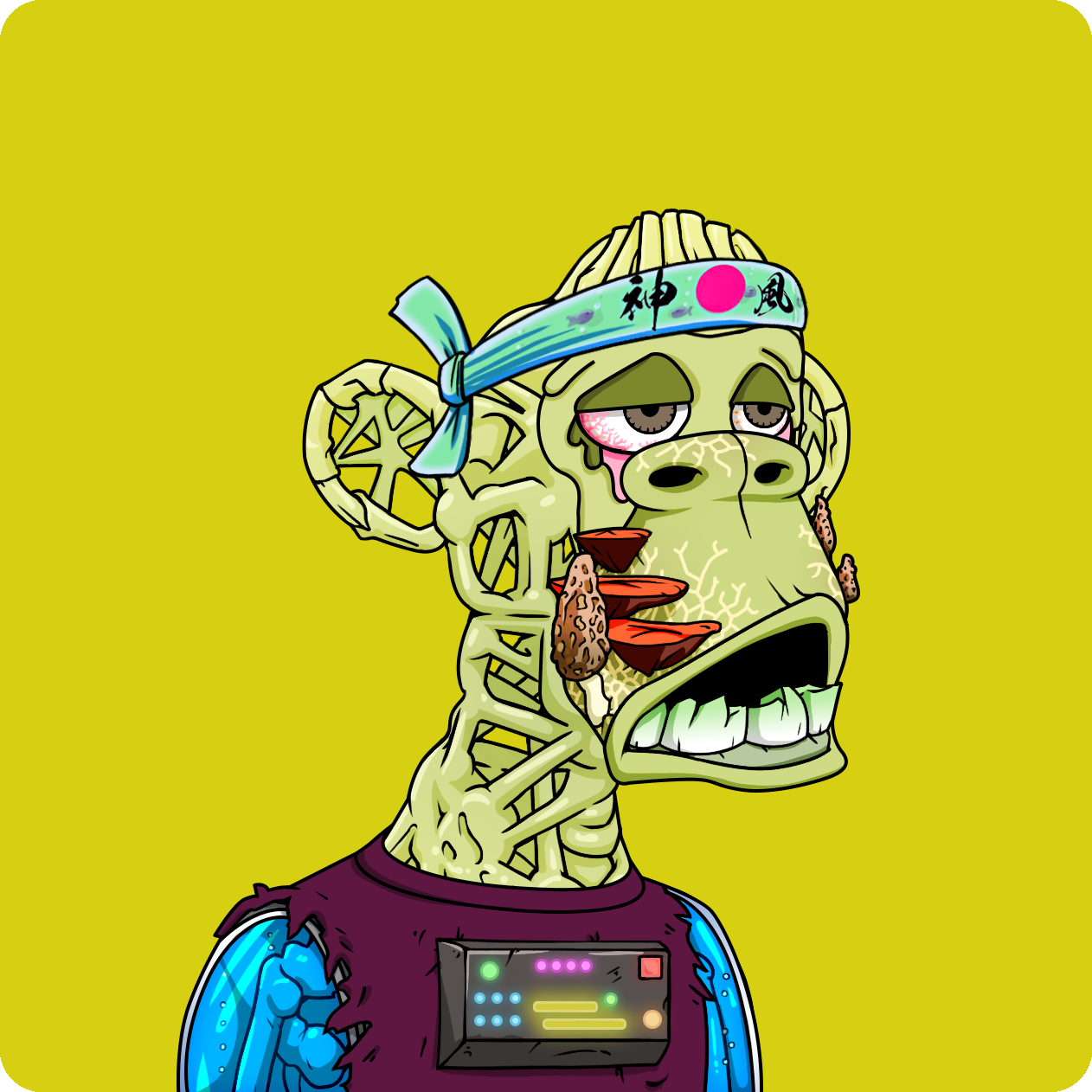 Yuga Labs - Mutant Ape Yacht Club - NFT # 1076