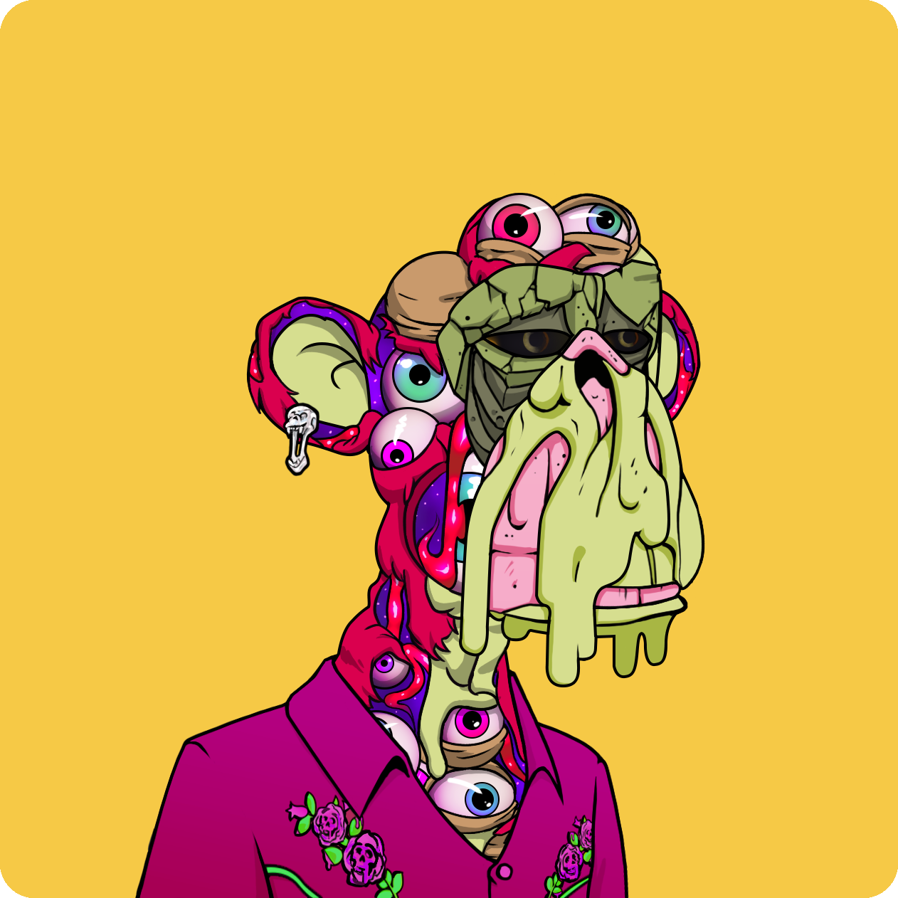 Yuga Labs - Mutant Ape Yacht Club - NFT # 2122