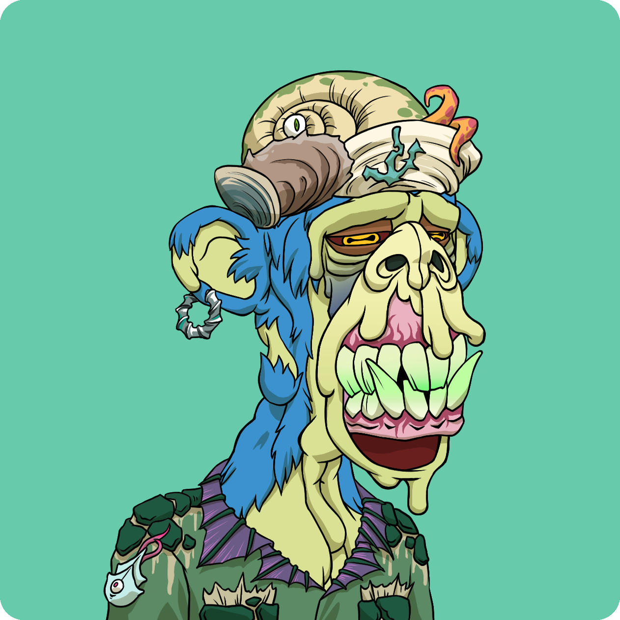 Yuga Labs - Mutant Ape Yacht Club - NFT # 1462