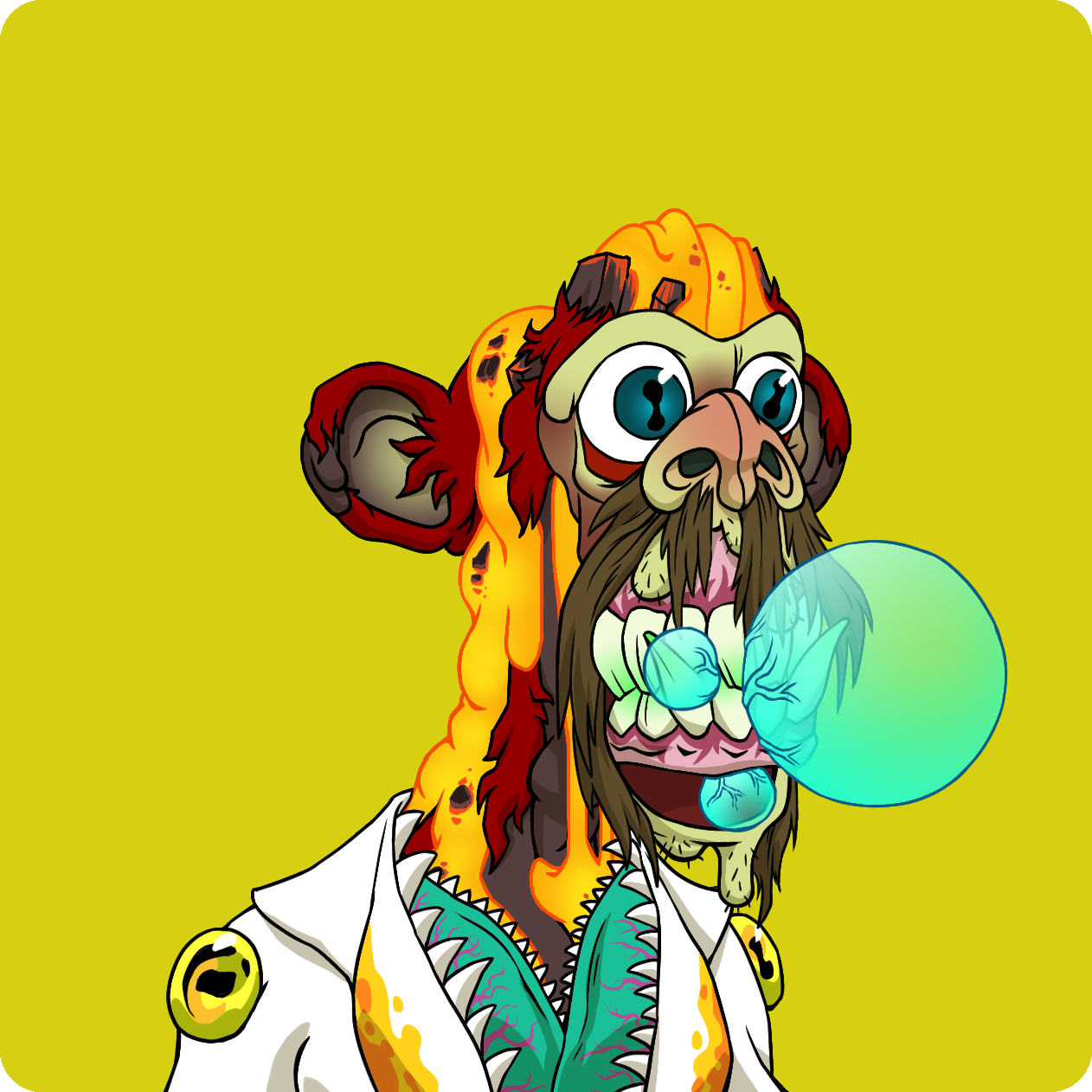 Yuga Labs - Mutant Ape Yacht Club - NFT # 2636