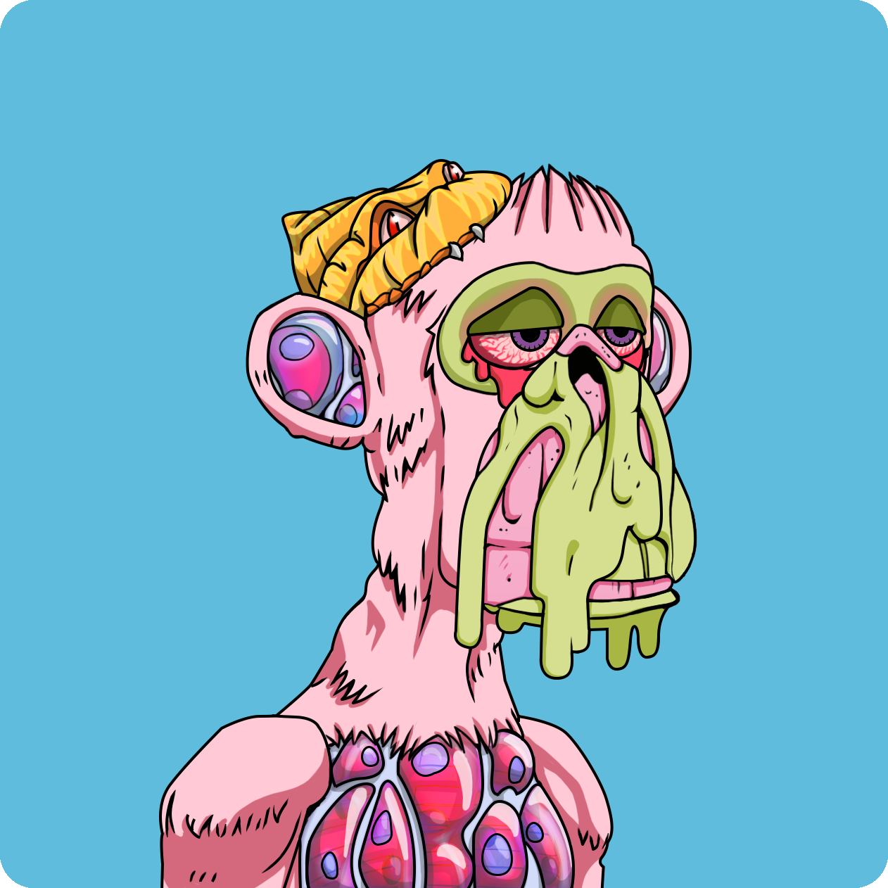 Yuga Labs - Mutant Ape Yacht Club - NFT # 19684