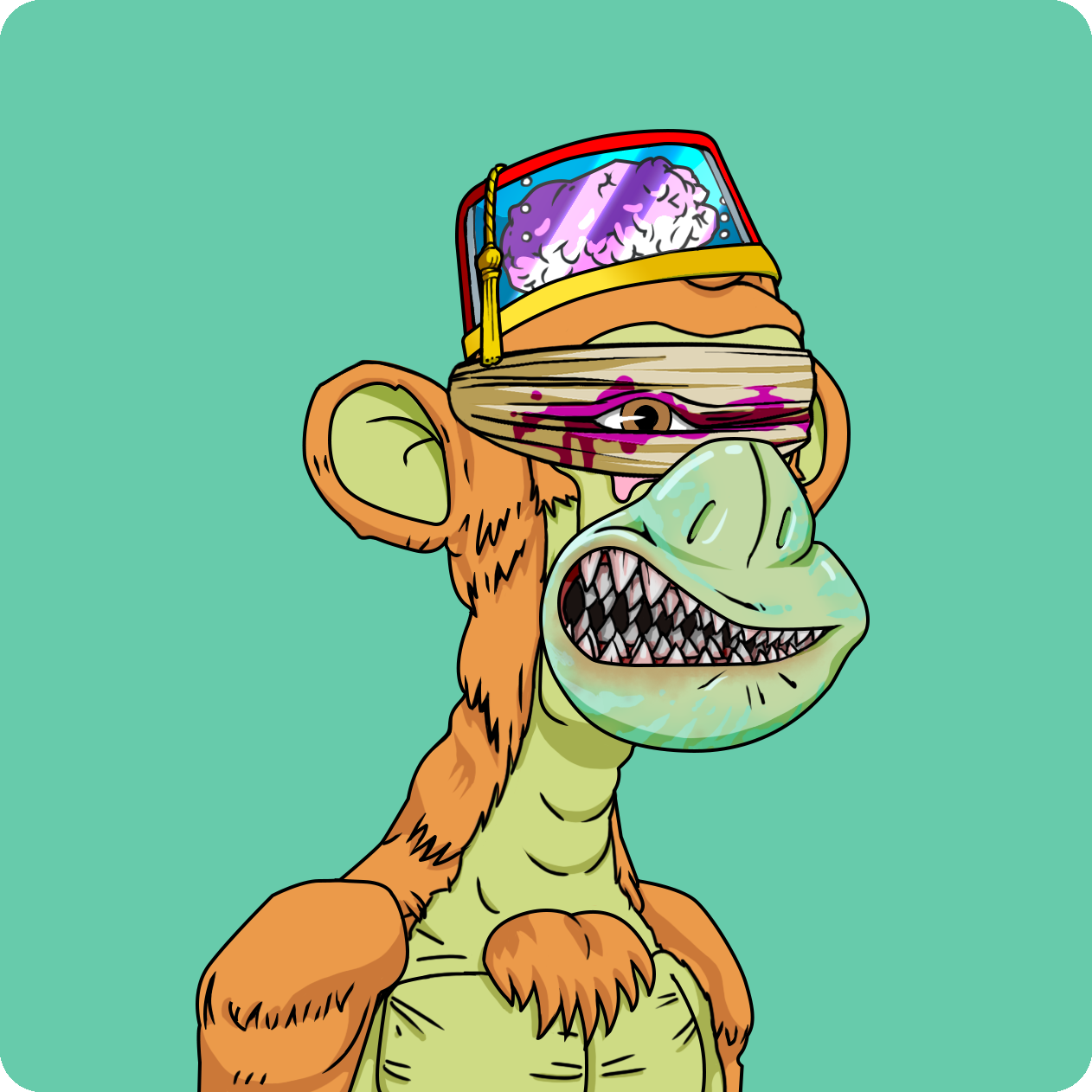 Yuga Labs - Mutant Ape Yacht Club - NFT # 21382