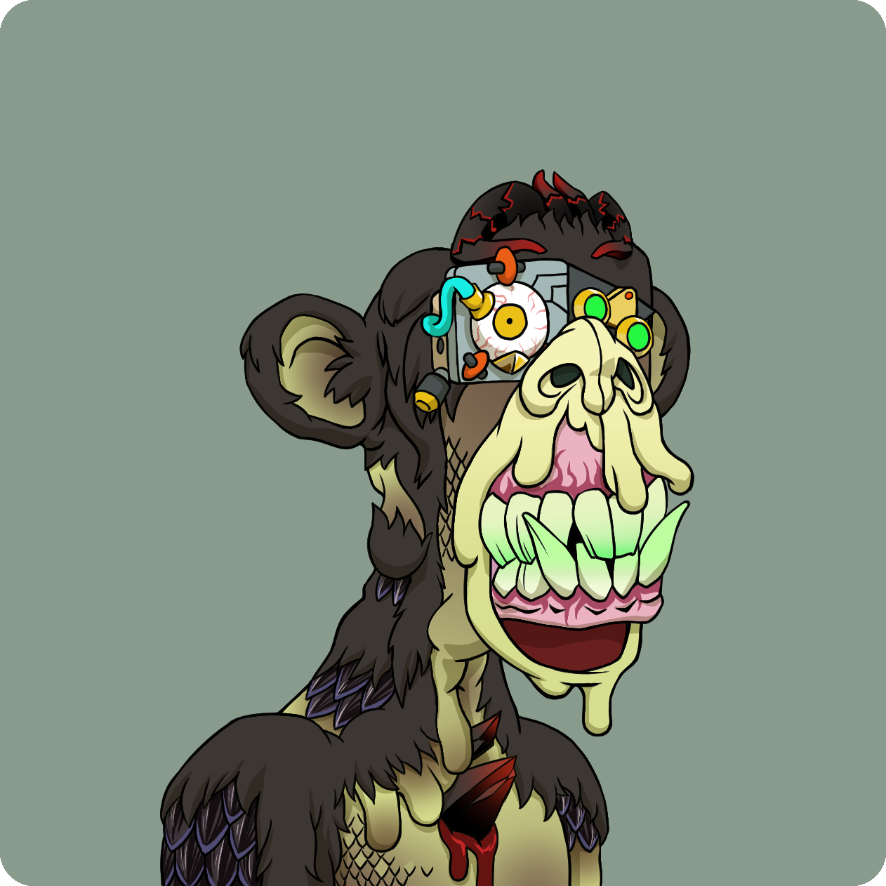 Yuga Labs - Mutant Ape Yacht Club - NFT # 25603