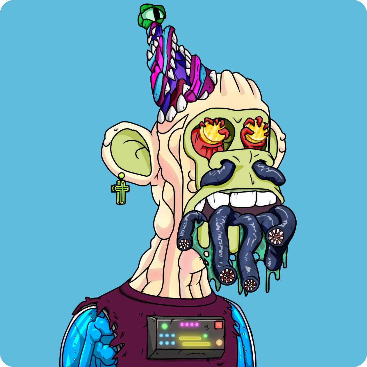 Yuga Labs - Mutant Ape Yacht Club - NFT # 3037