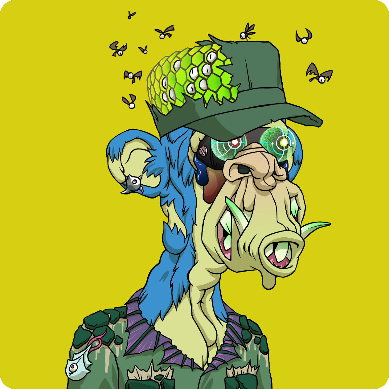 Yuga Labs - Mutant Ape Yacht Club - NFT # 9122