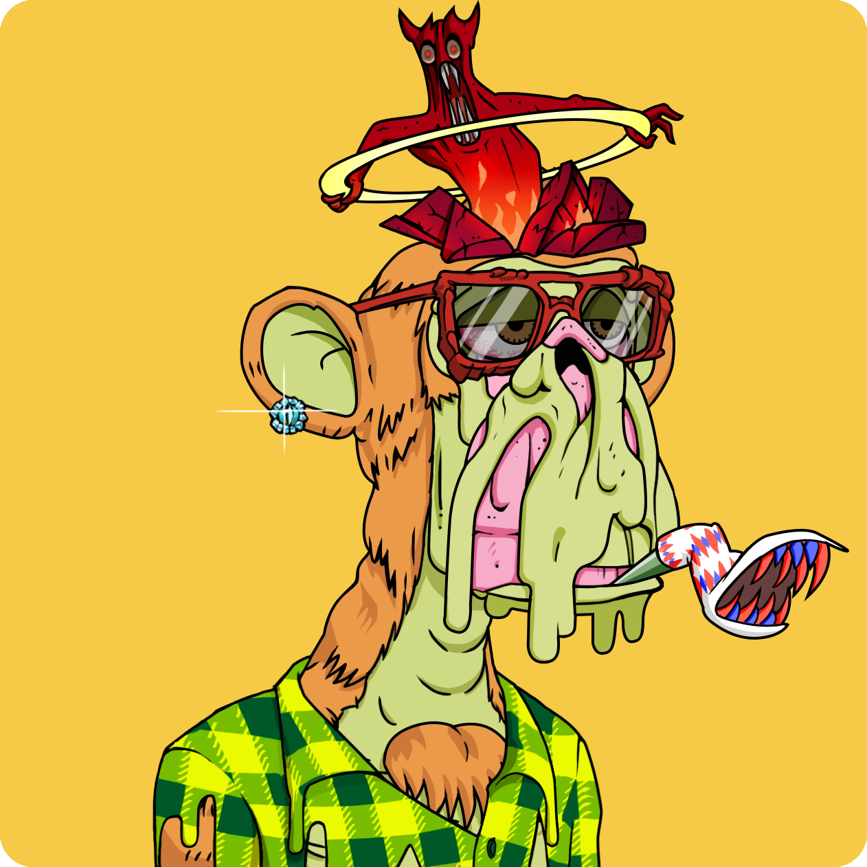 Yuga Labs - Mutant Ape Yacht Club - NFT # 5206