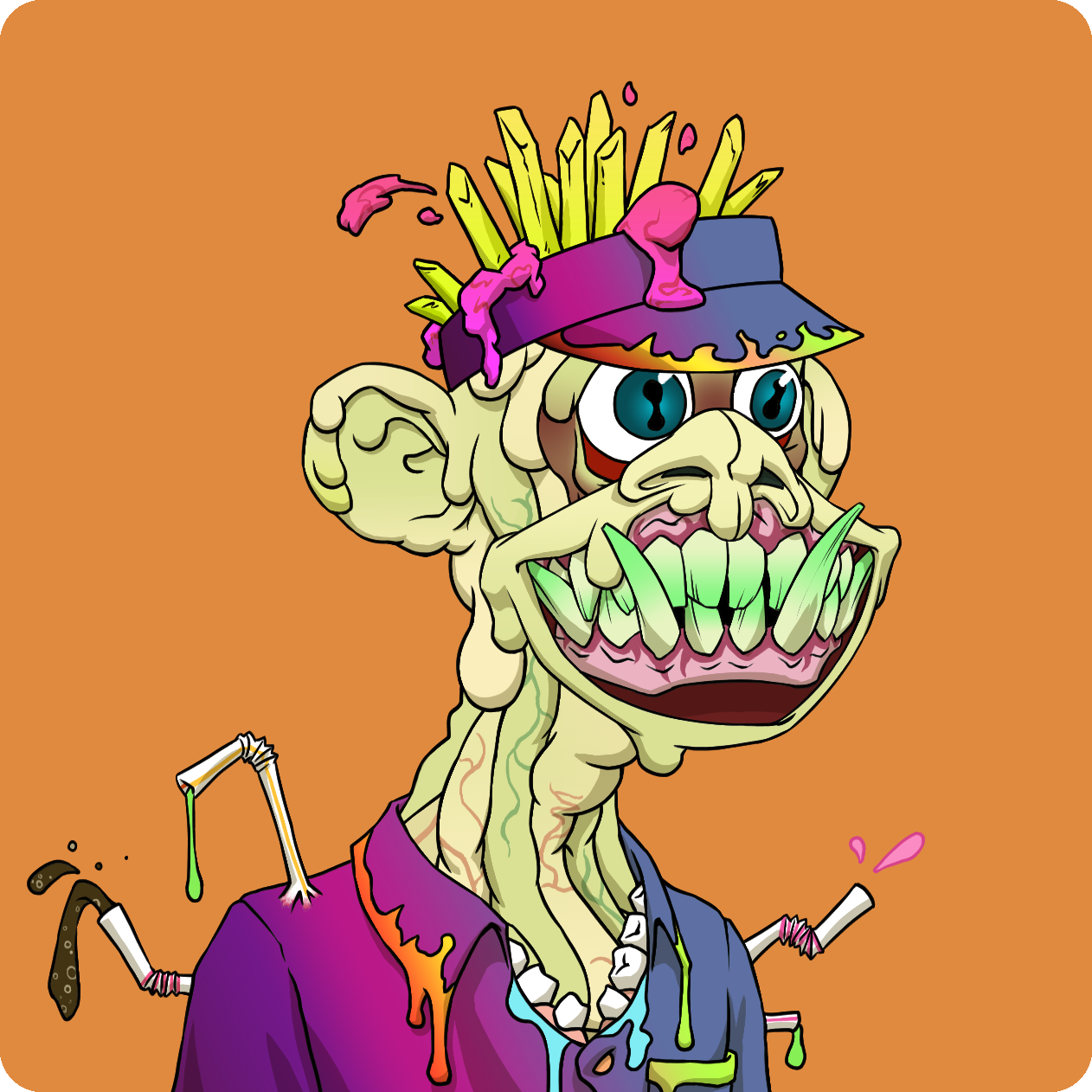 Yuga Labs - Mutant Ape Yacht Club - NFT # 3766