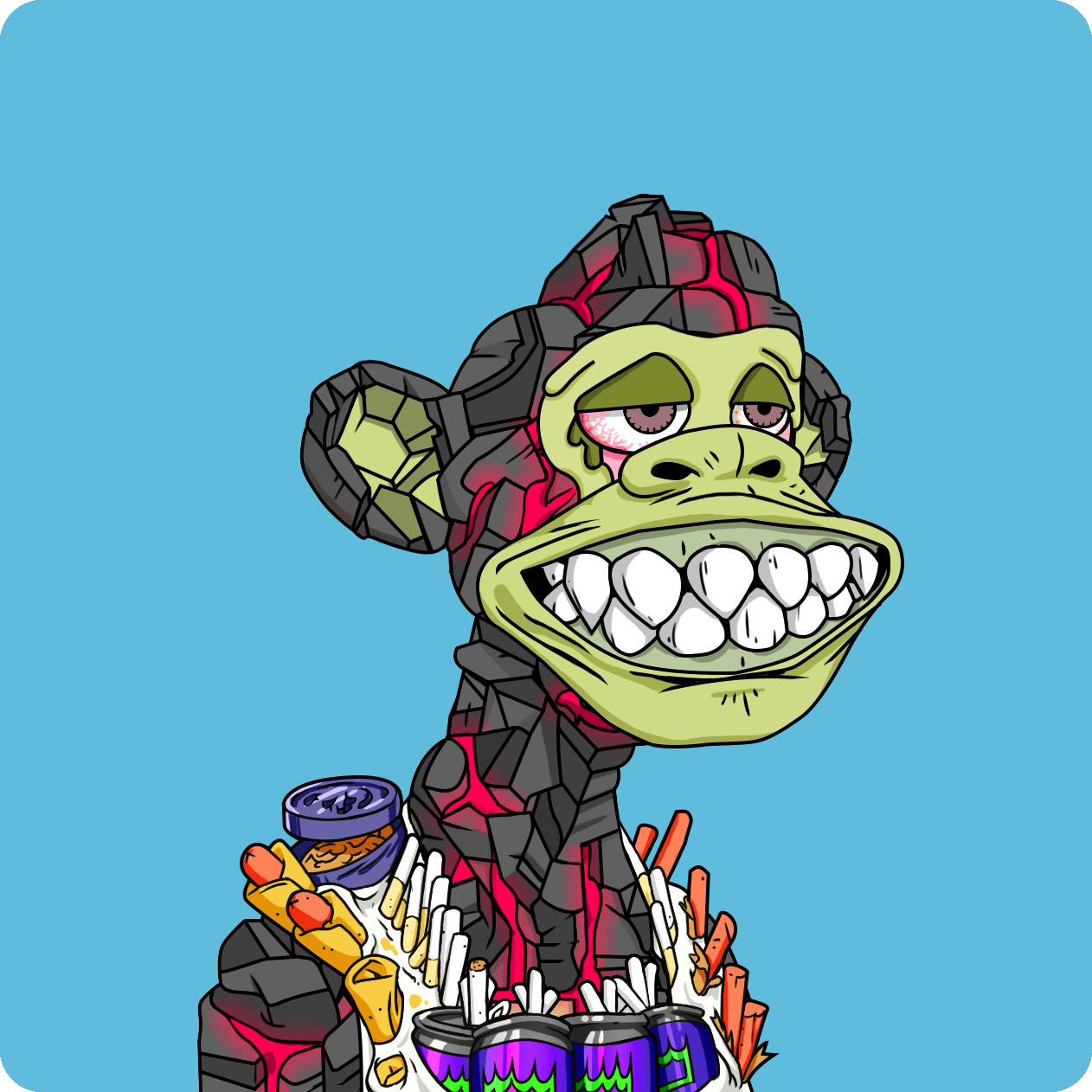 Yuga Labs - Mutant Ape Yacht Club - NFT # 8662