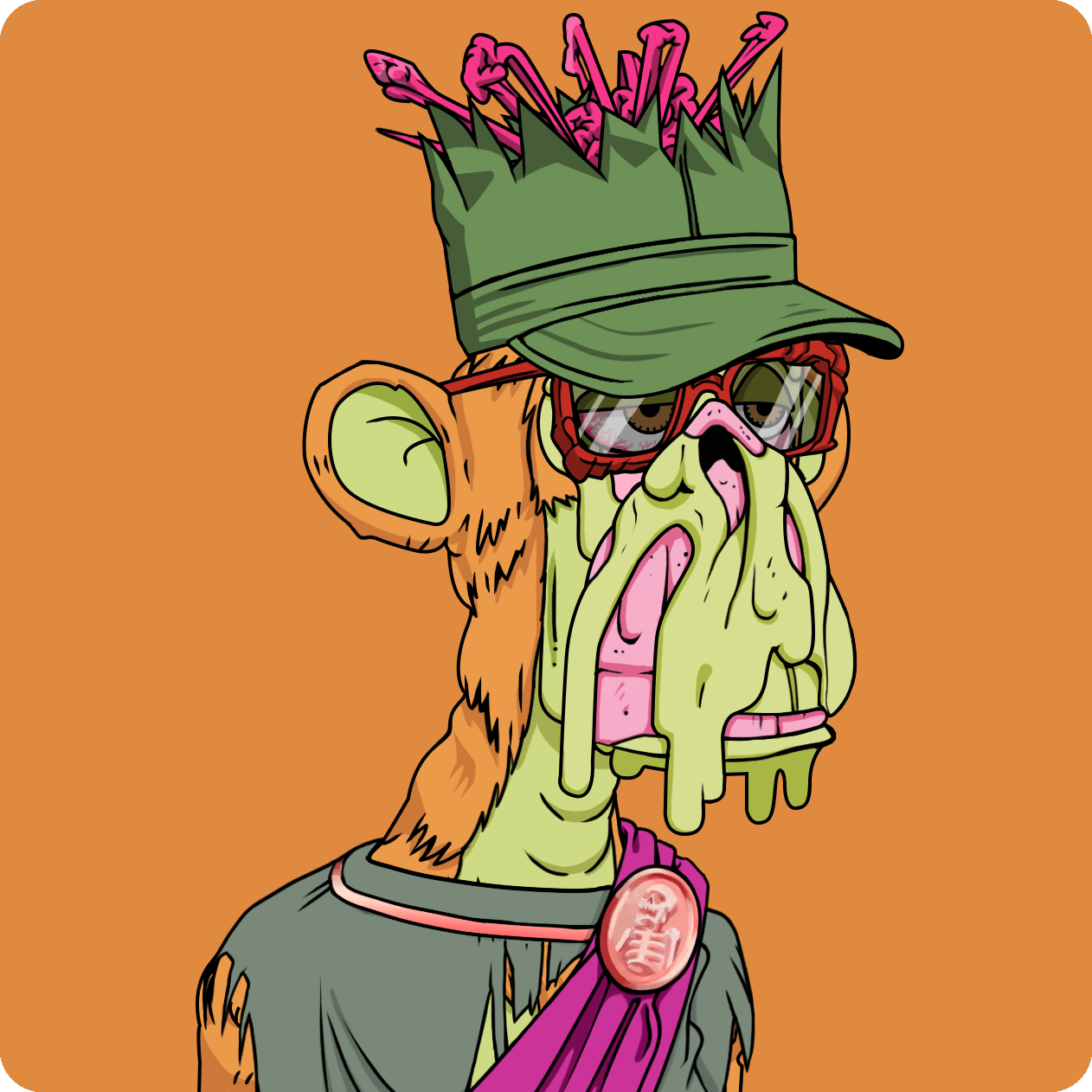 Yuga Labs - Mutant Ape Yacht Club - NFT # 3376