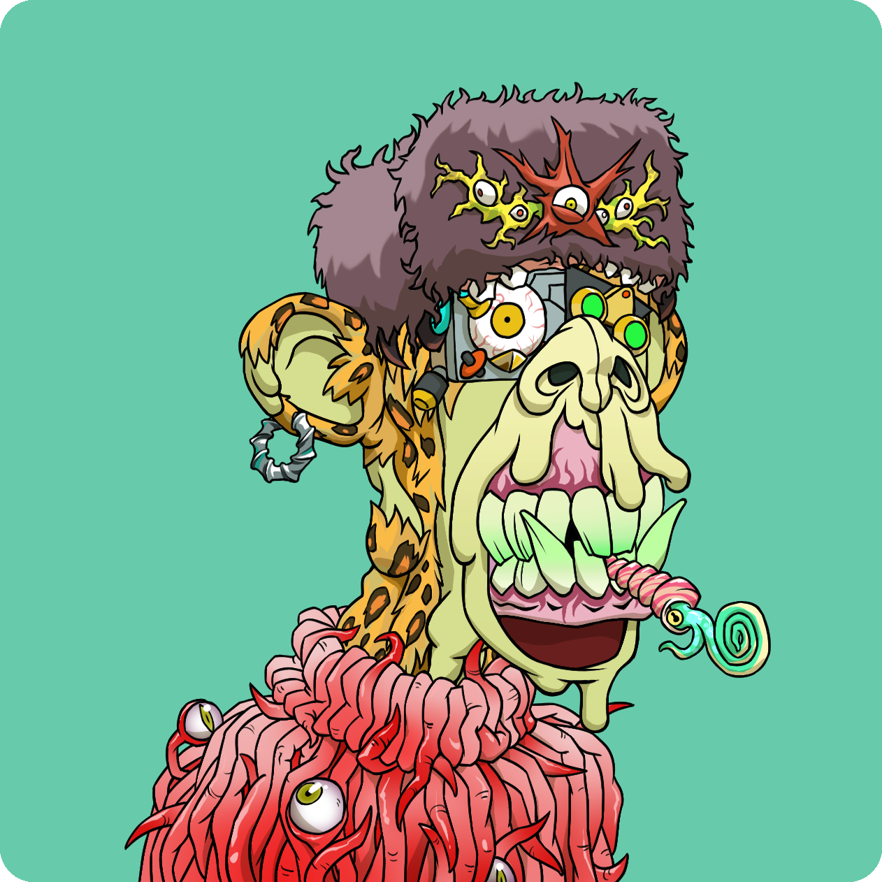 Yuga Labs - Mutant Ape Yacht Club - NFT # 17107