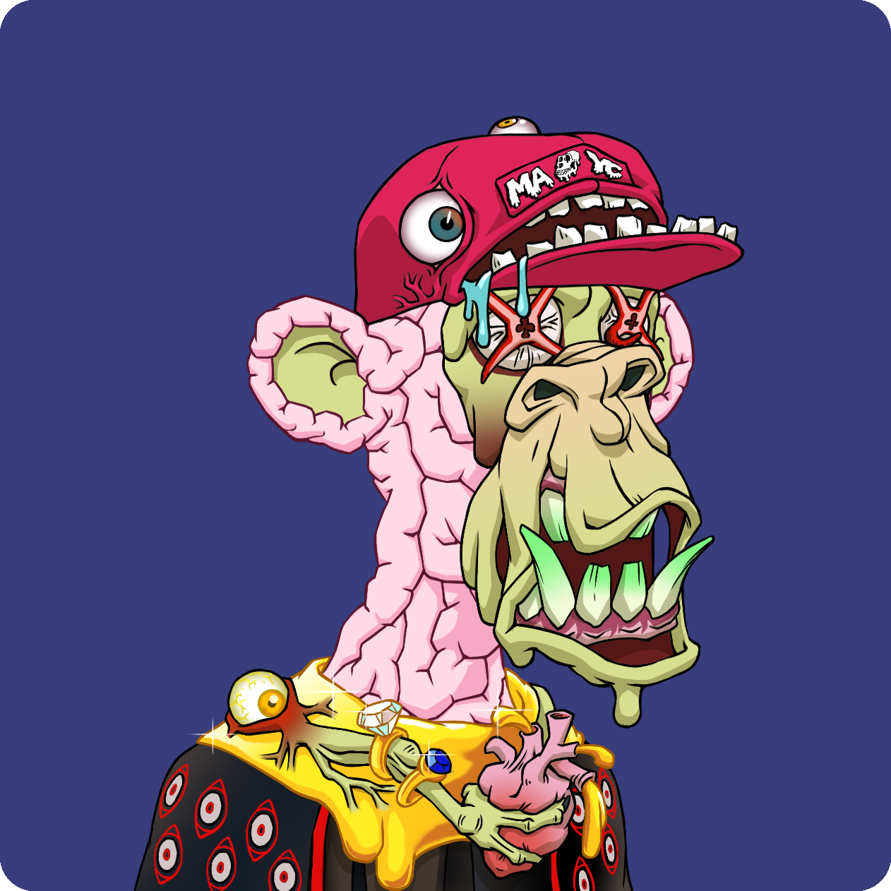 Yuga Labs - Mutant Ape Yacht Club - NFT # 6112