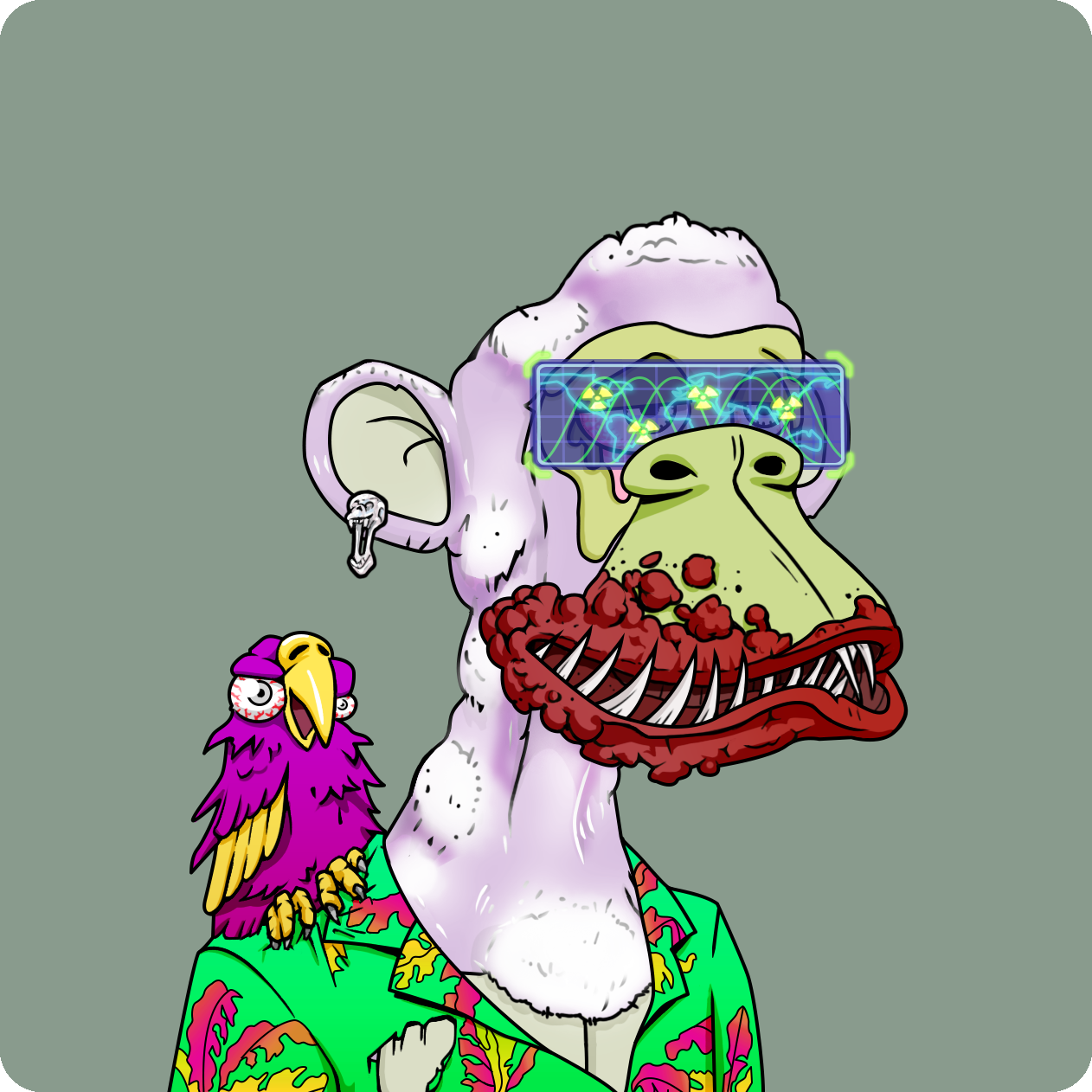 Yuga Labs - Mutant Ape Yacht Club - NFT # 1360