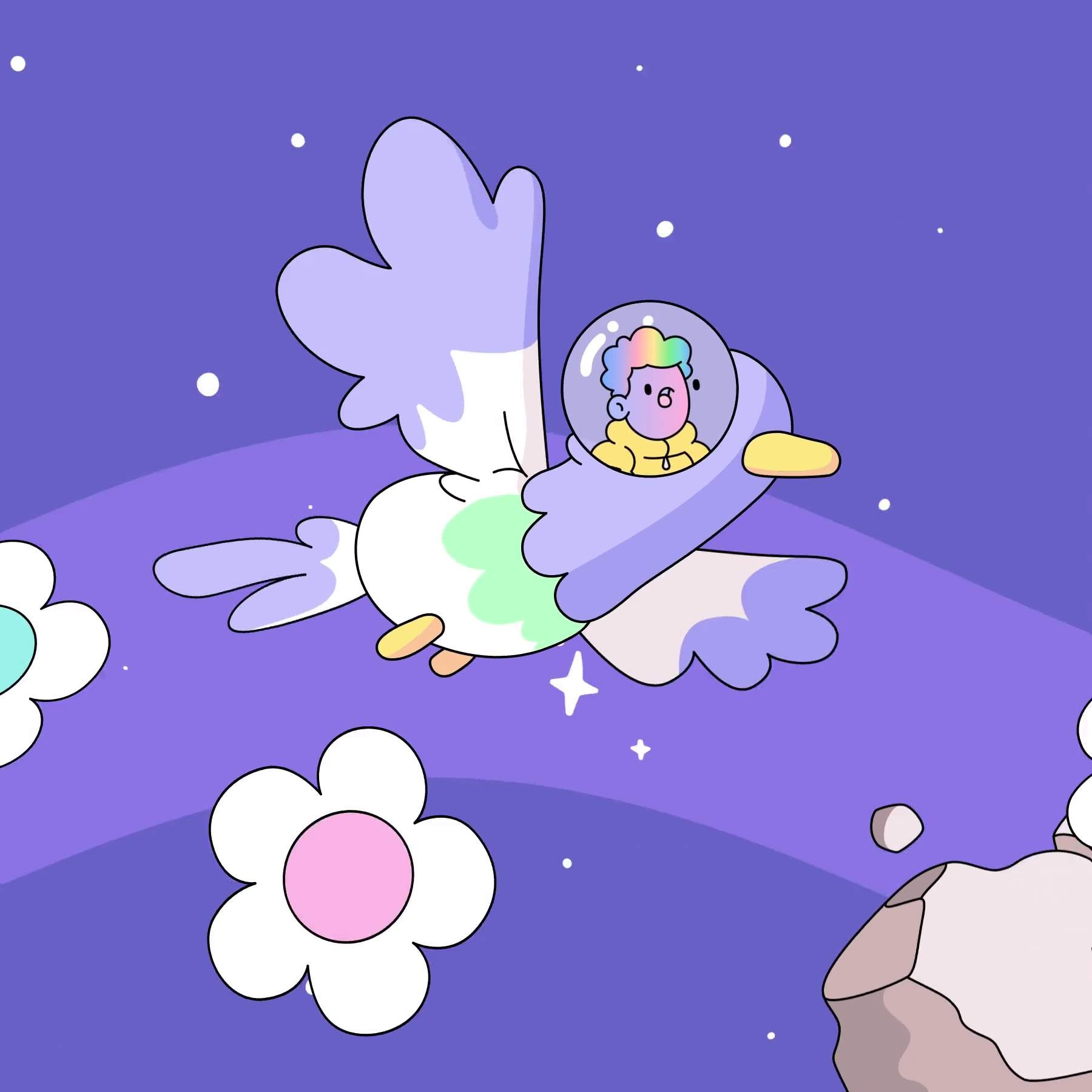 The Doodles Founders - Space Doodles - Space Doodle #155 - NFT # 155