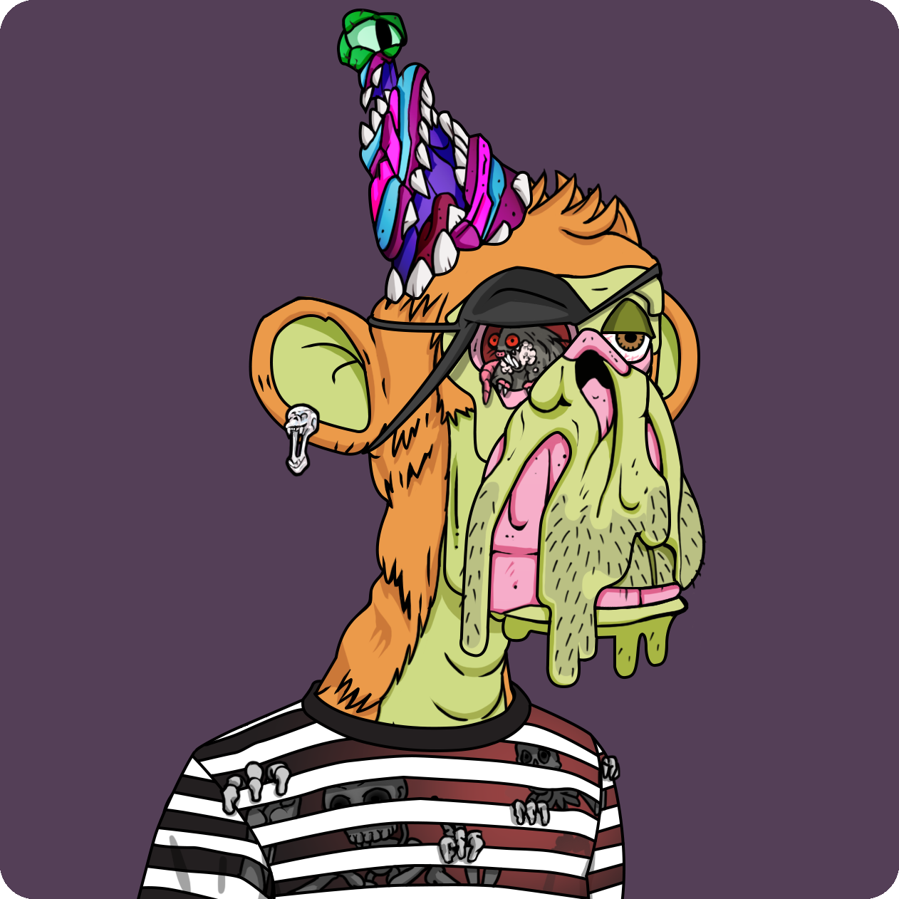 Yuga Labs - Mutant Ape Yacht Club - NFT # 8222