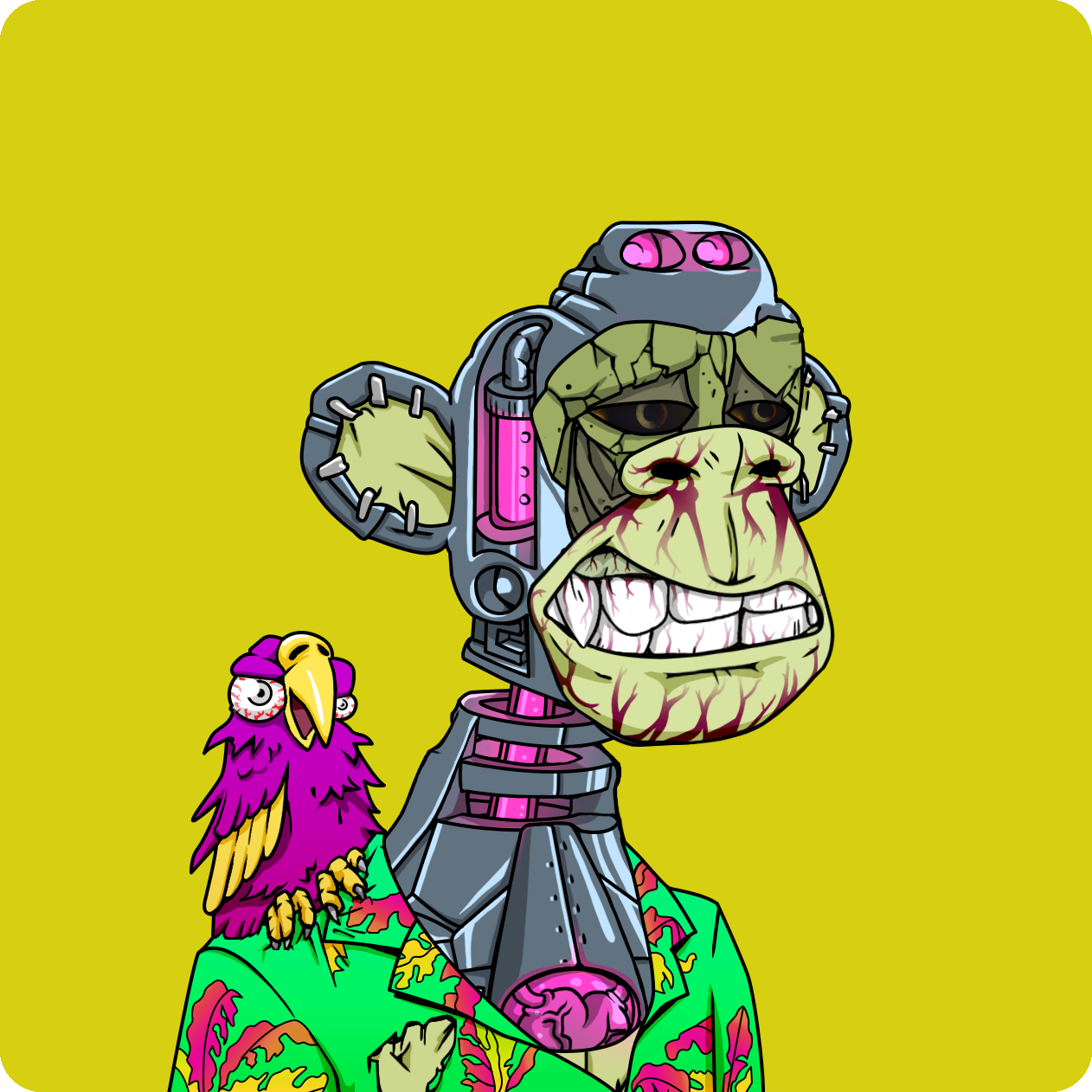 Yuga Labs - Mutant Ape Yacht Club - NFT # 3414