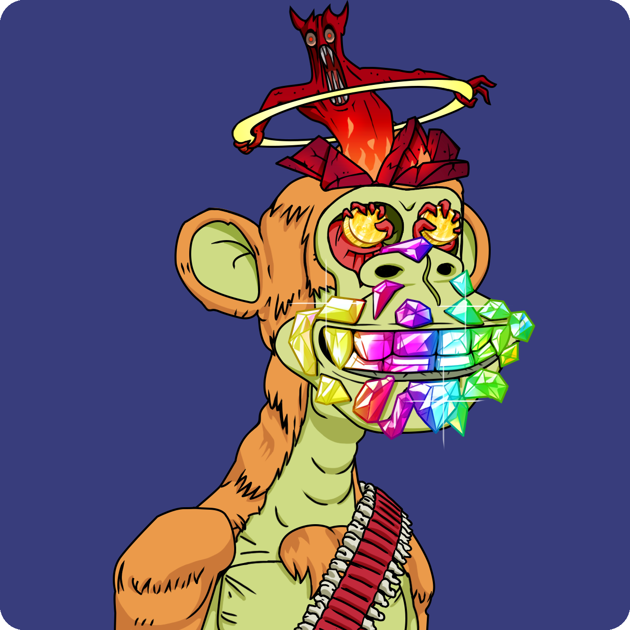 Yuga Labs - Mutant Ape Yacht Club - NFT # 1128