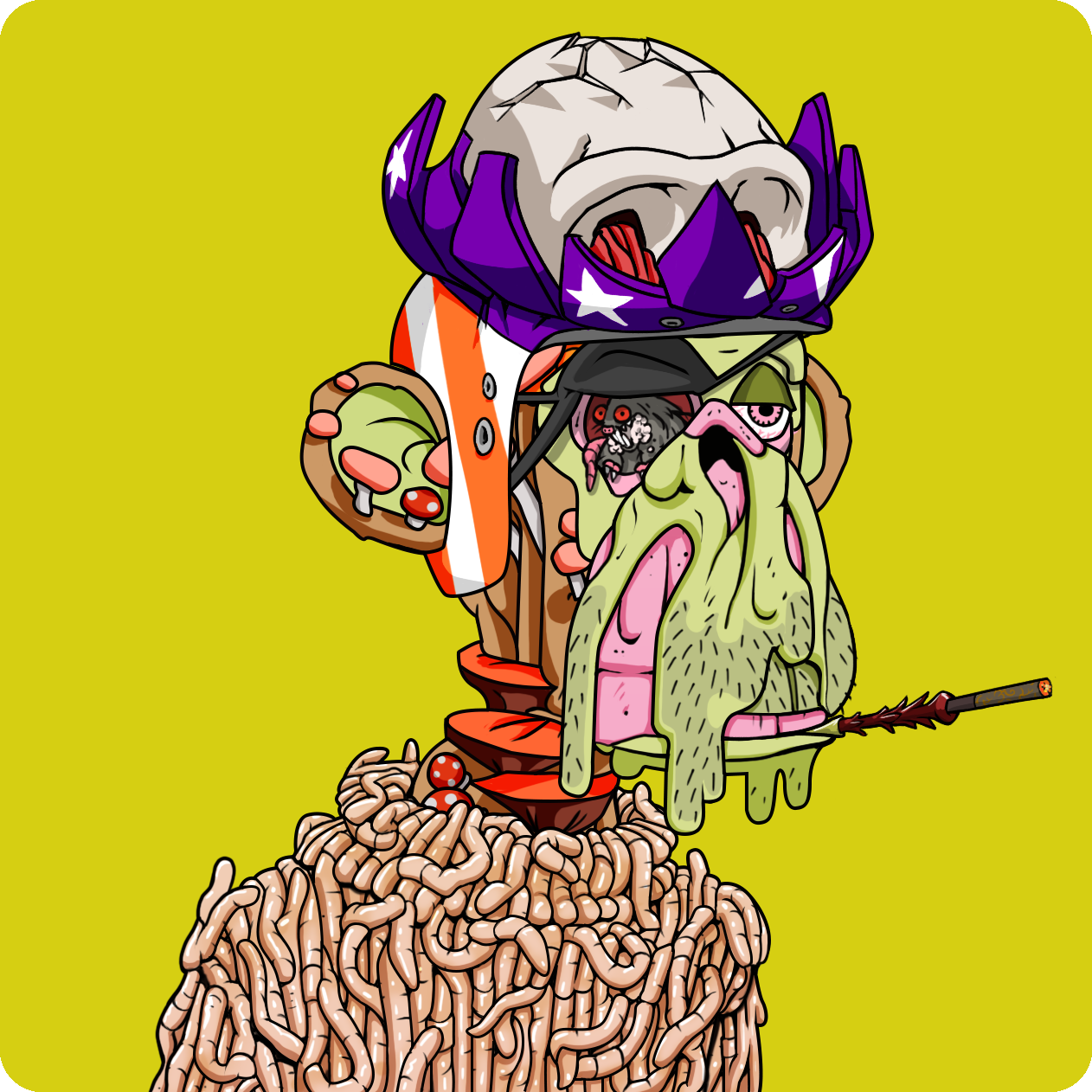 Yuga Labs - Mutant Ape Yacht Club - NFT # 2454