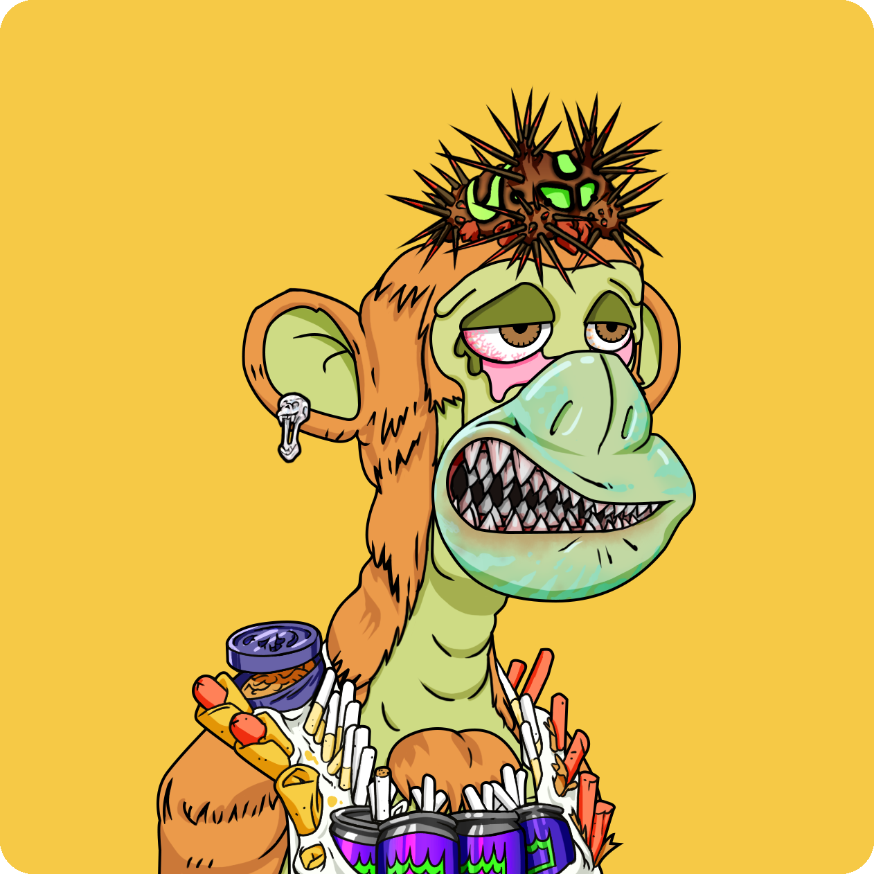 Yuga Labs - Mutant Ape Yacht Club - NFT # 13672