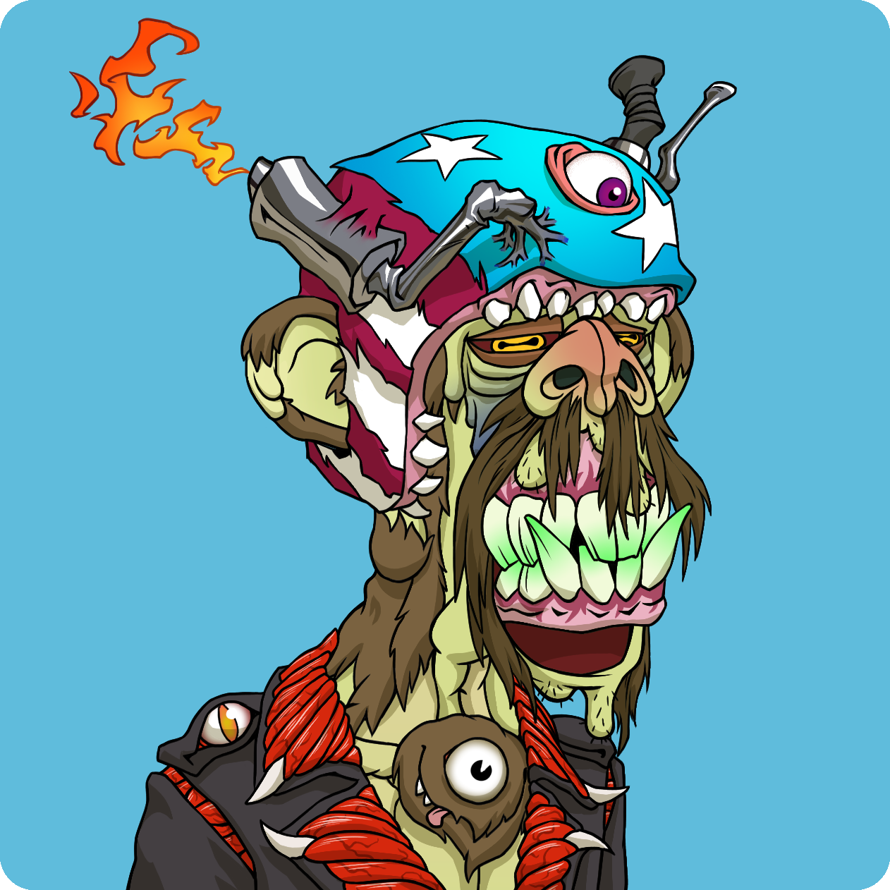 Yuga Labs - Mutant Ape Yacht Club - NFT # 1566