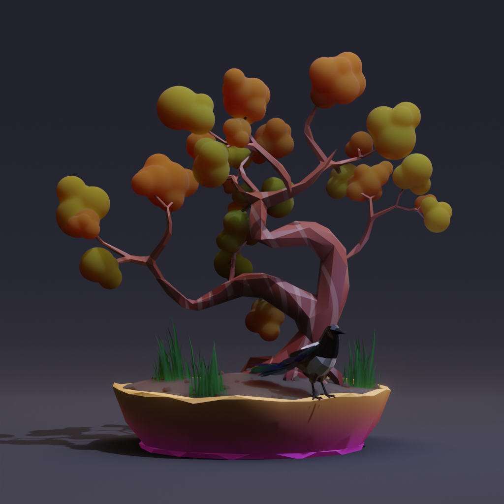 ZENFT Garden Society - Bonsai - Bonsai #8287 - NFT # 8287