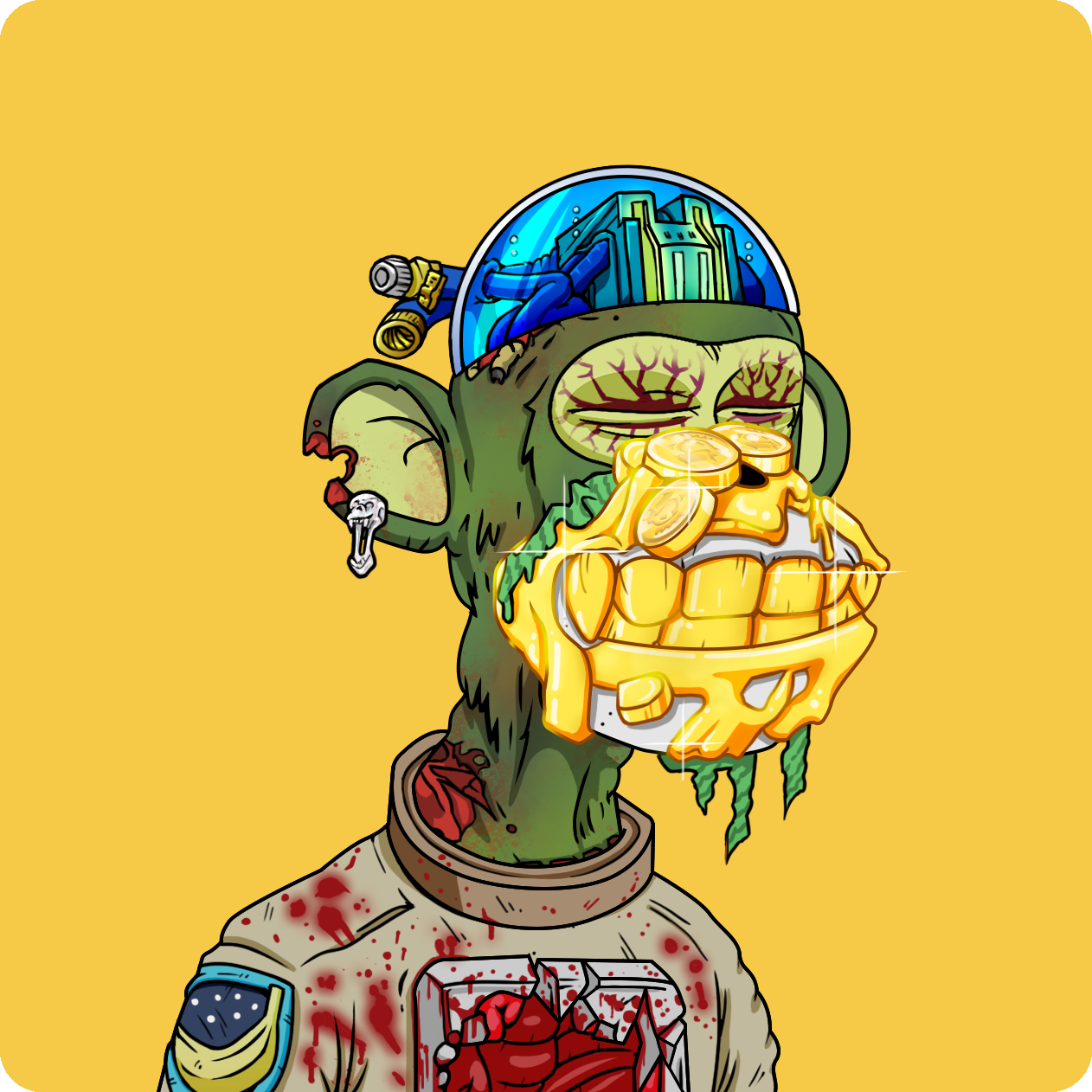 Yuga Labs - Mutant Ape Yacht Club - NFT # 2460