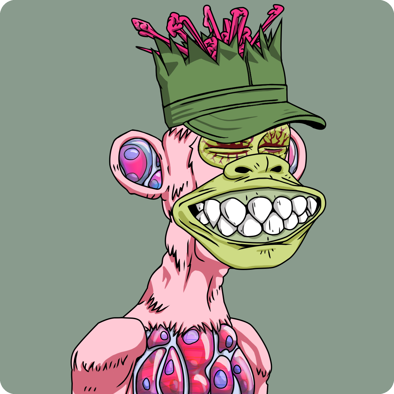 Yuga Labs - Mutant Ape Yacht Club - NFT # 1722