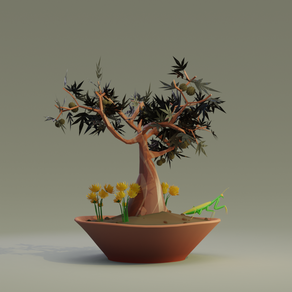 ZENFT Garden Society - Bonsai - Bonsai #8678 - NFT # 8678