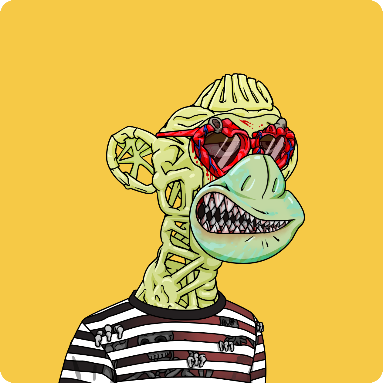 Yuga Labs - Mutant Ape Yacht Club - NFT # 21652