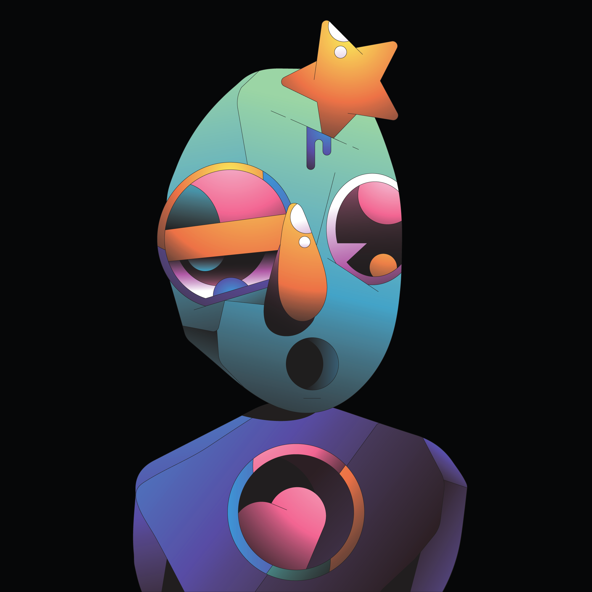 LIŔONA - the#boi - defaced#boi - NFT # 10050