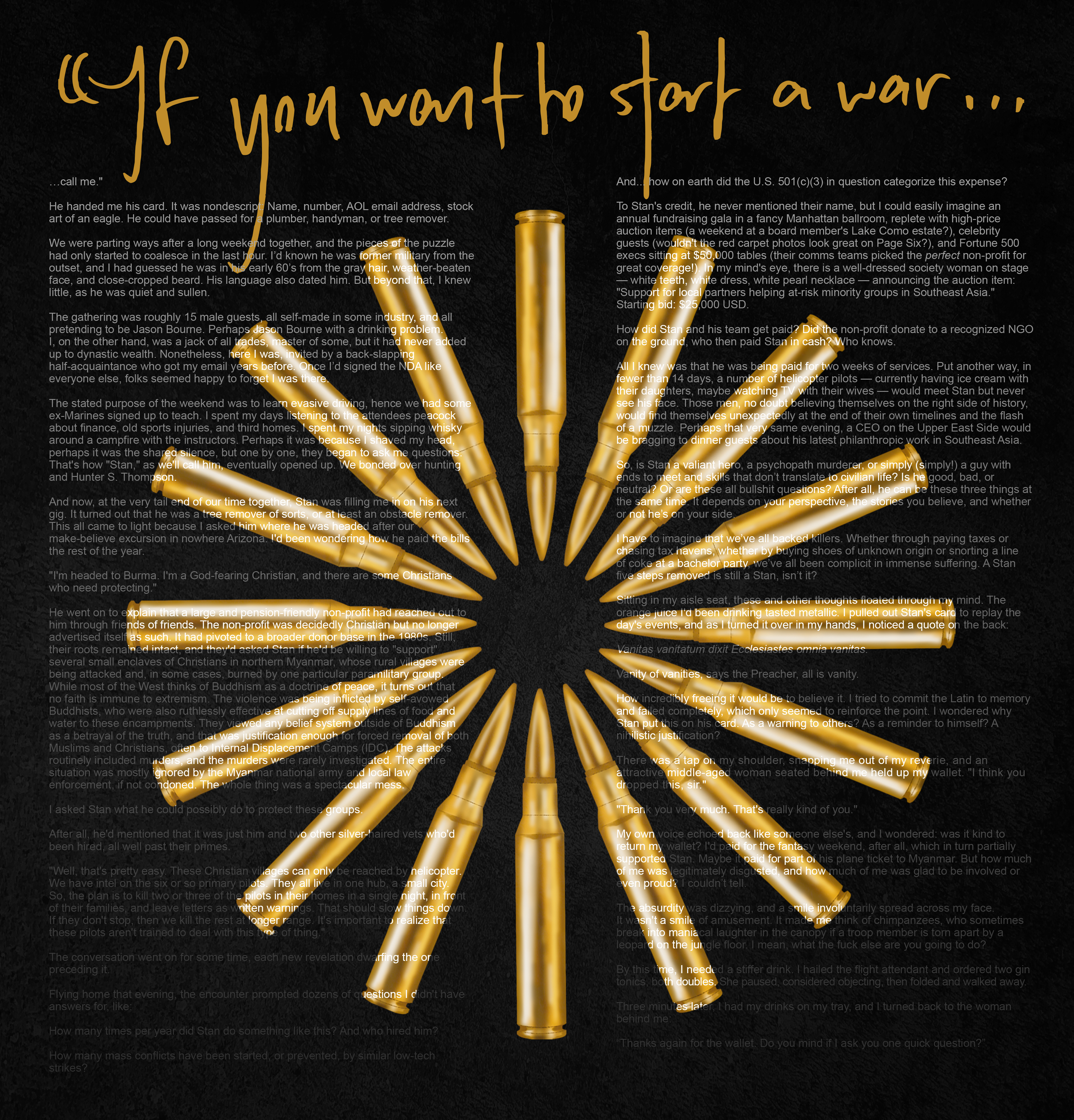 PROOF Collective - Grails - How to Start a War - NFT # 1023