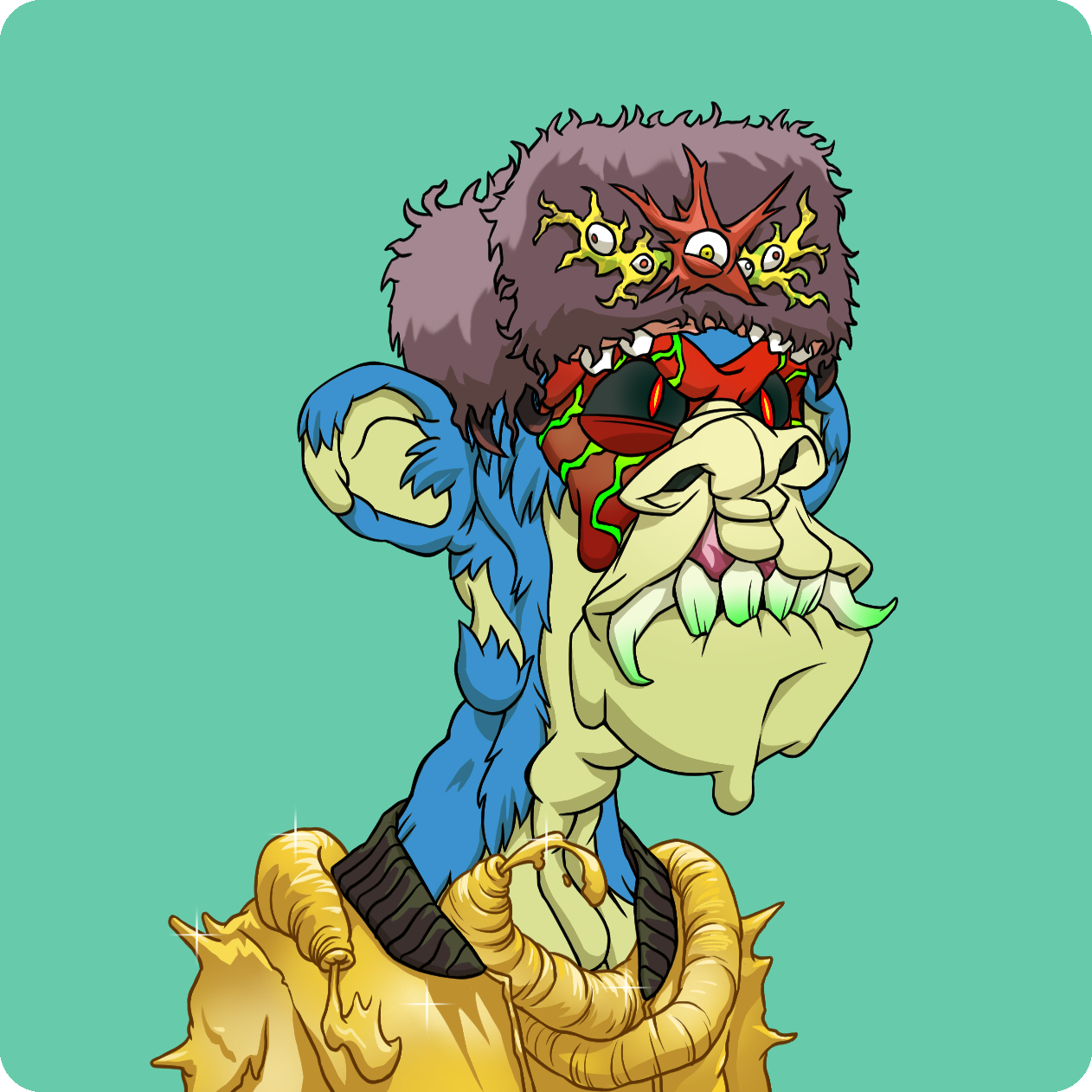 Yuga Labs - Mutant Ape Yacht Club - NFT # 6825