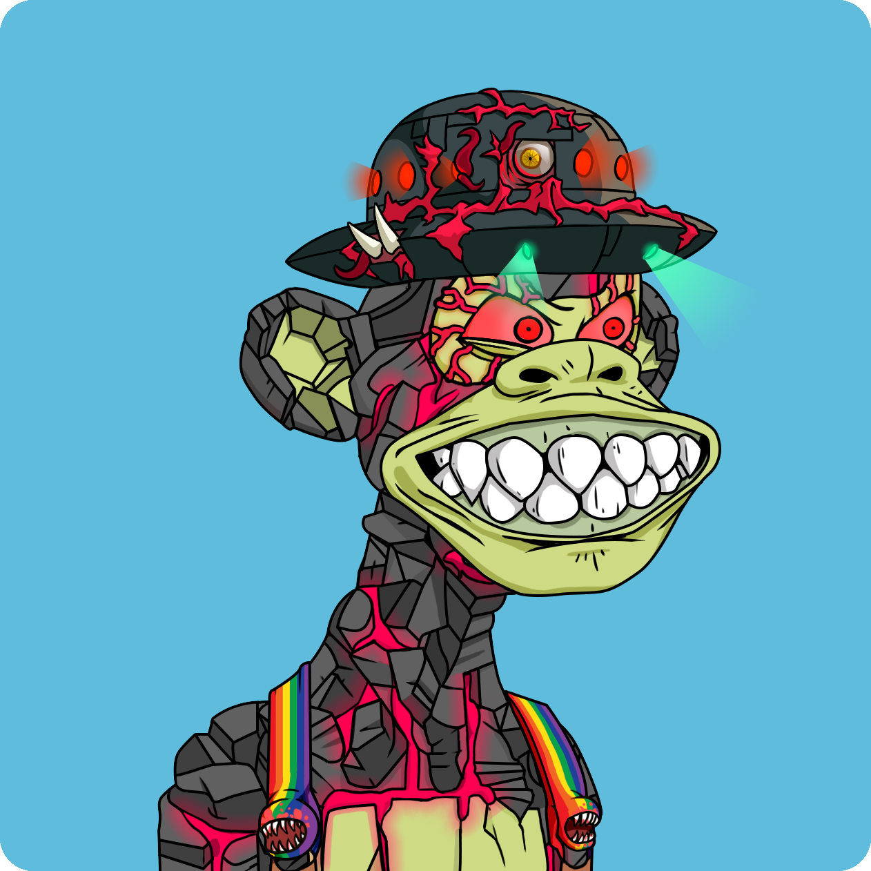 Yuga Labs - Mutant Ape Yacht Club - NFT # 15886