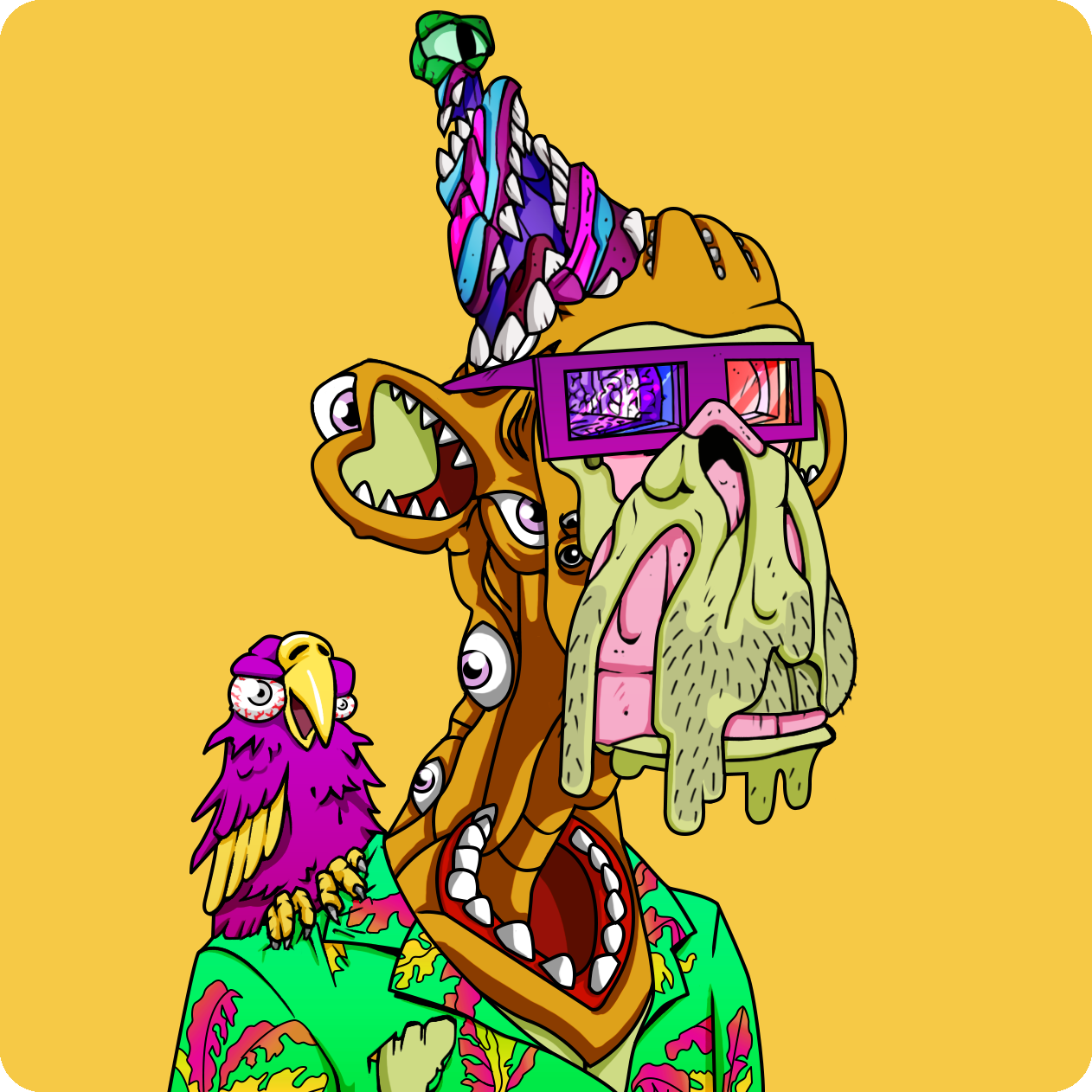 Yuga Labs - Mutant Ape Yacht Club - NFT # 8860