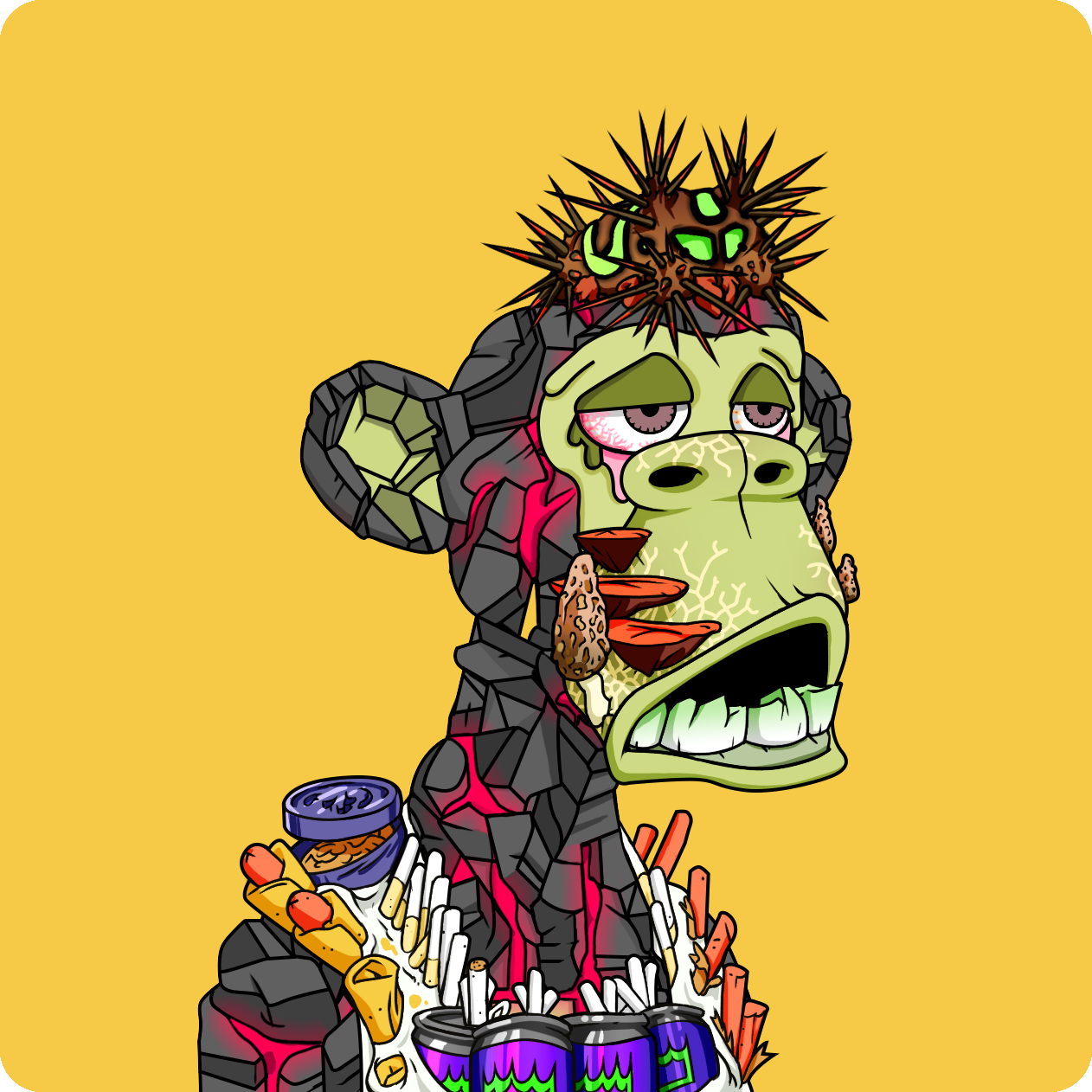 Yuga Labs - Mutant Ape Yacht Club - NFT # 7536