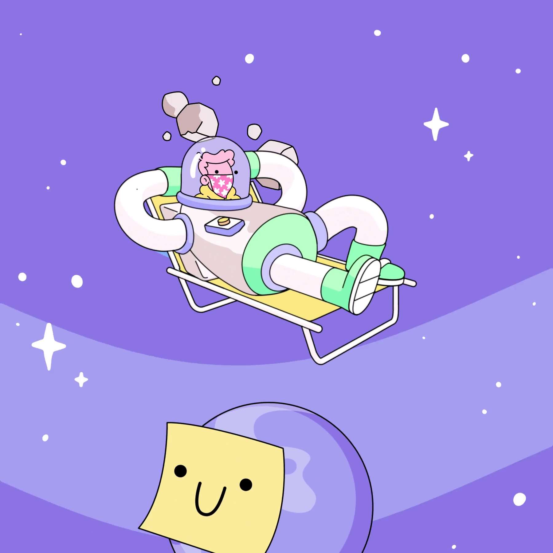 The Doodles Founders - Space Doodles - Space Doodle #537 - NFT # 537