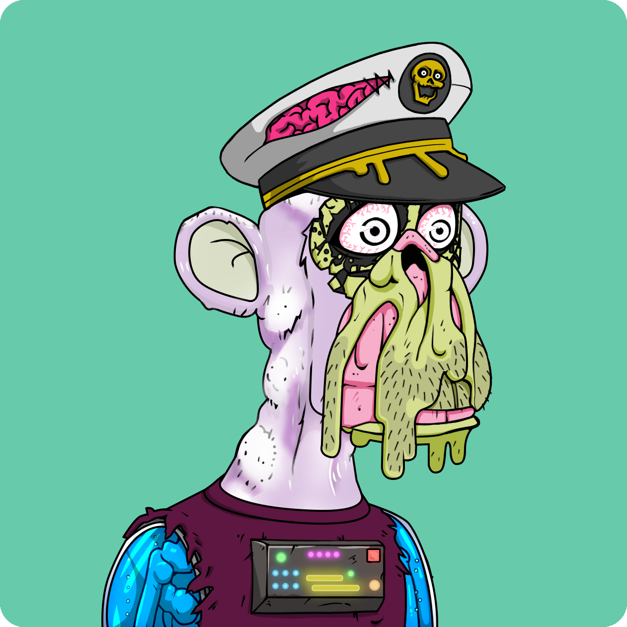 Yuga Labs - Mutant Ape Yacht Club - NFT # 887