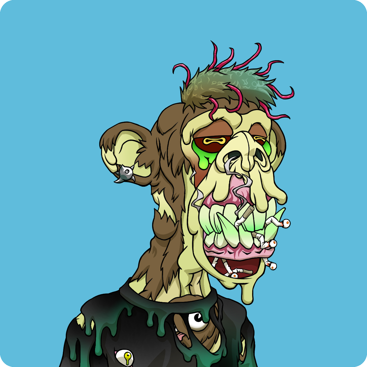 Yuga Labs - Mutant Ape Yacht Club - NFT # 4136