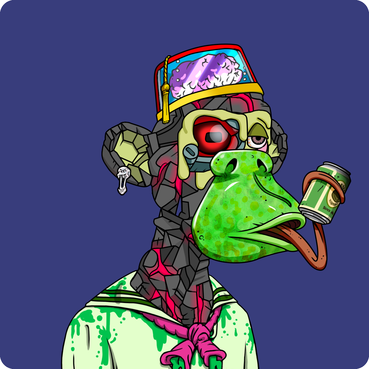 Yuga Labs - Mutant Ape Yacht Club - NFT # 9123