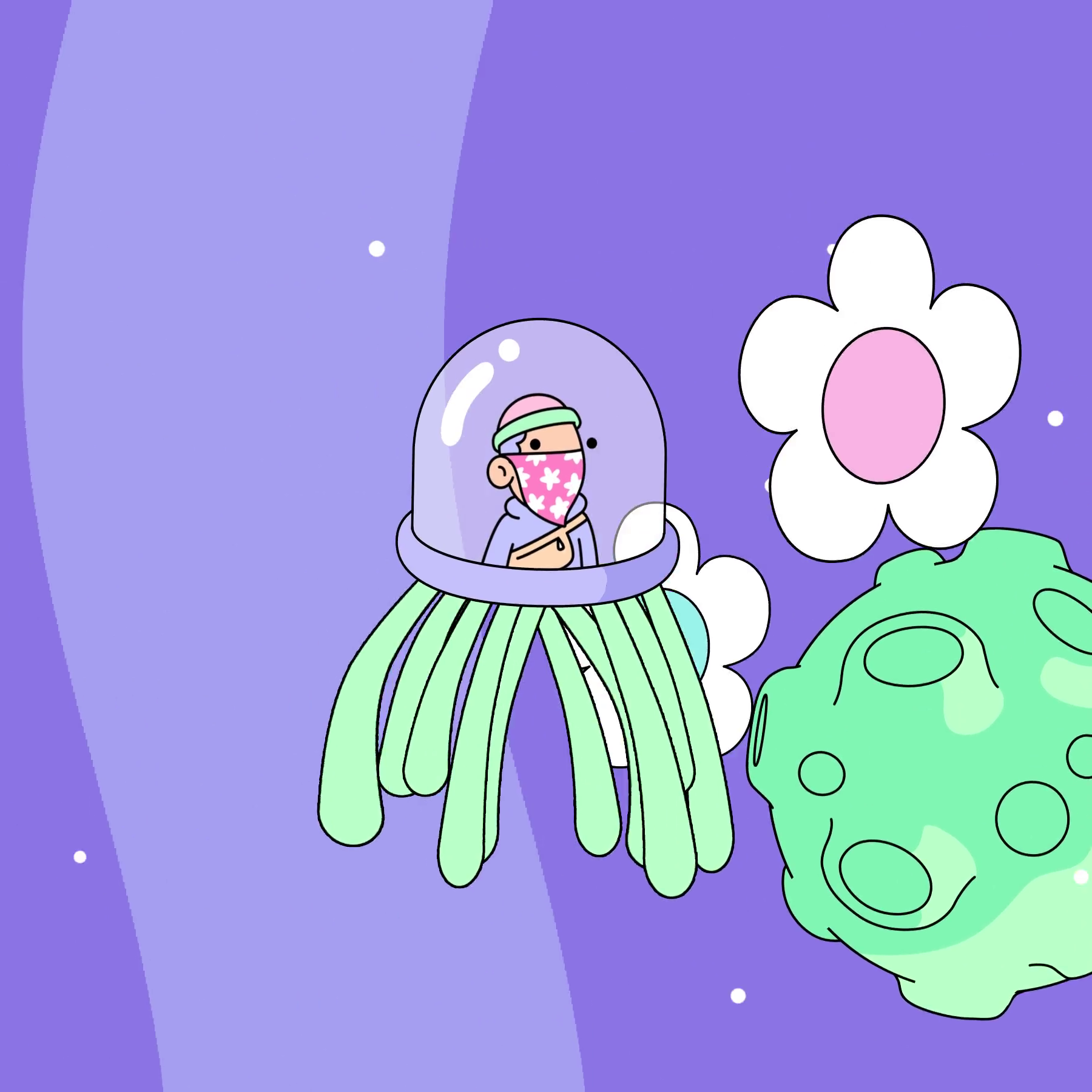 The Doodles Founders - Space Doodles - Space Doodle #9992 - NFT # 9992