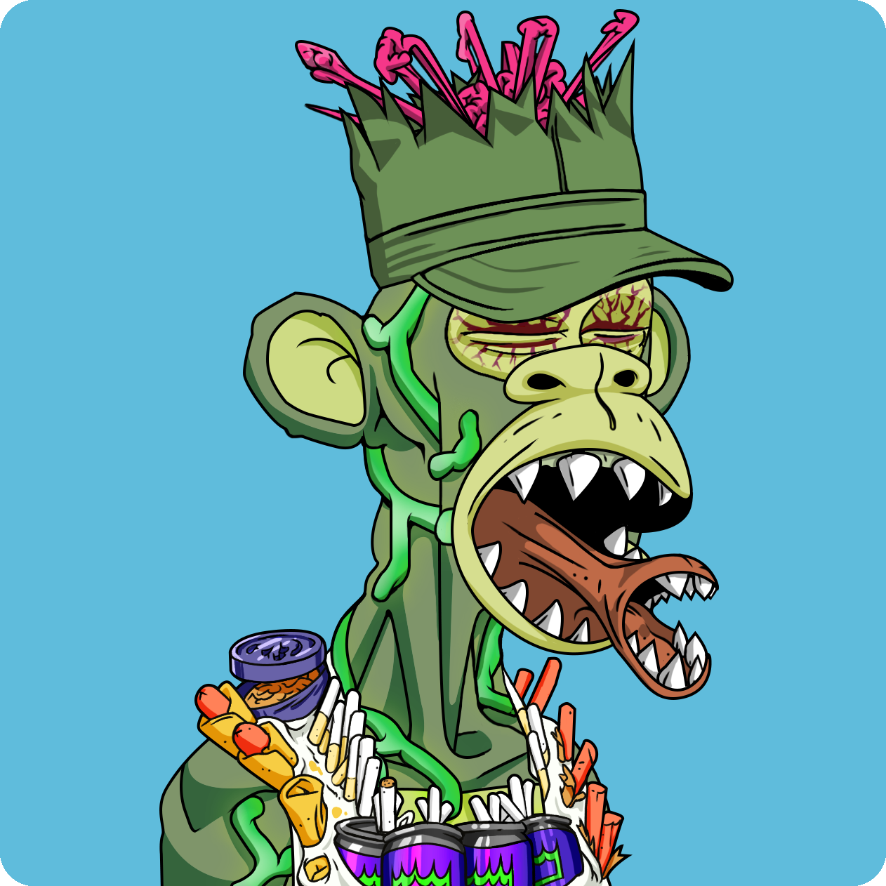 Yuga Labs - Mutant Ape Yacht Club - NFT # 444