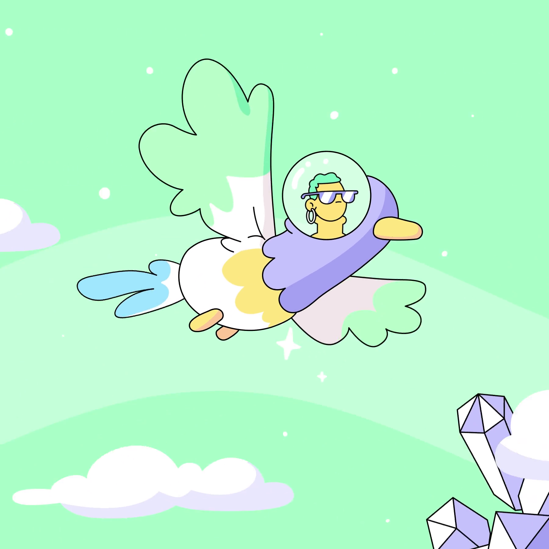 The Doodles Founders - Space Doodles - Space Doodle #273 - NFT # 273