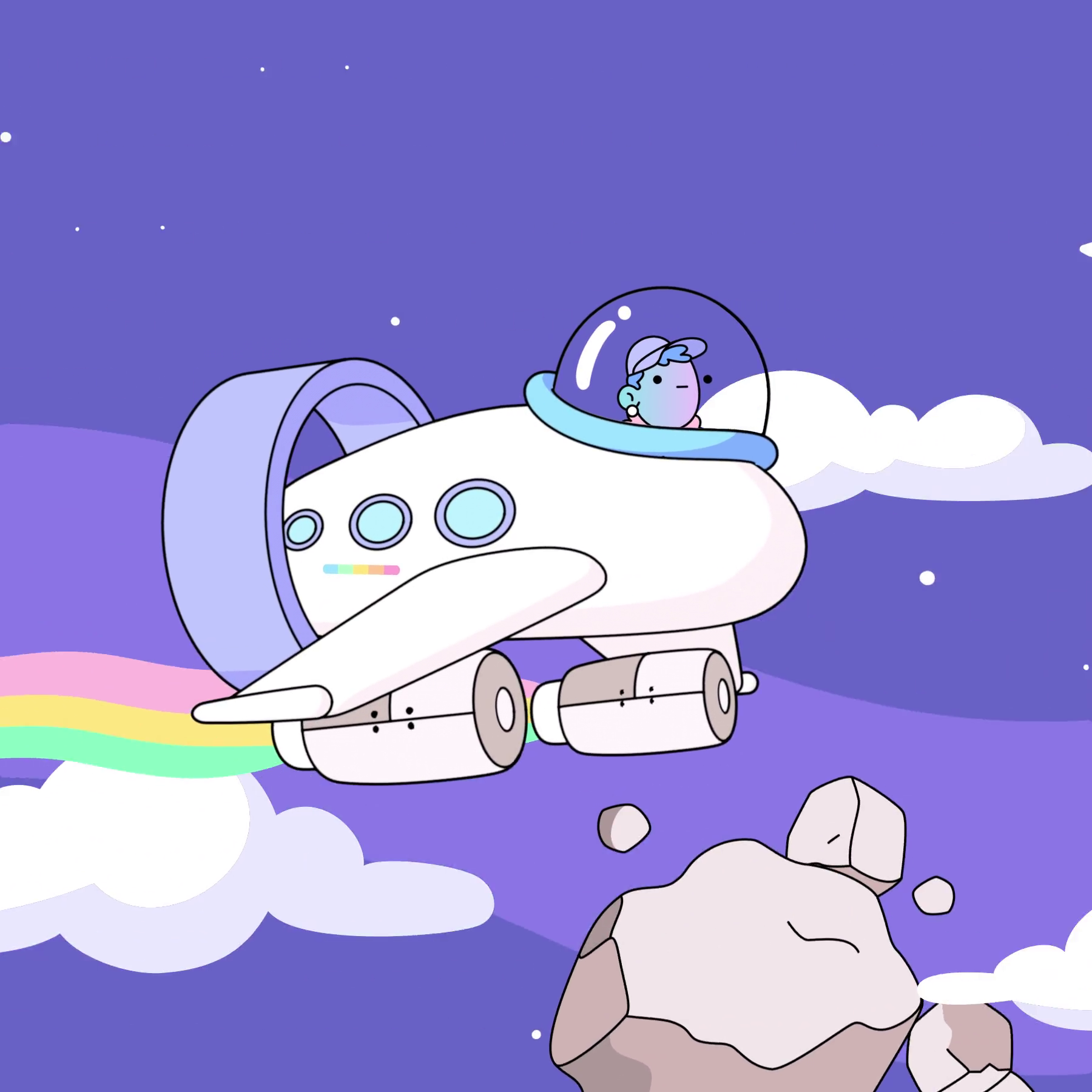 The Doodles Founders - Space Doodles - Space Doodle #321 - NFT # 321