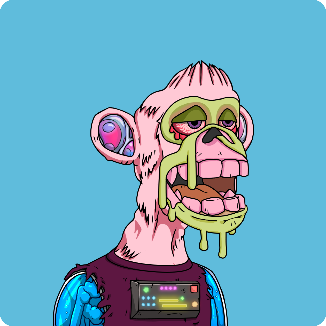 Yuga Labs - Mutant Ape Yacht Club - NFT # 4800