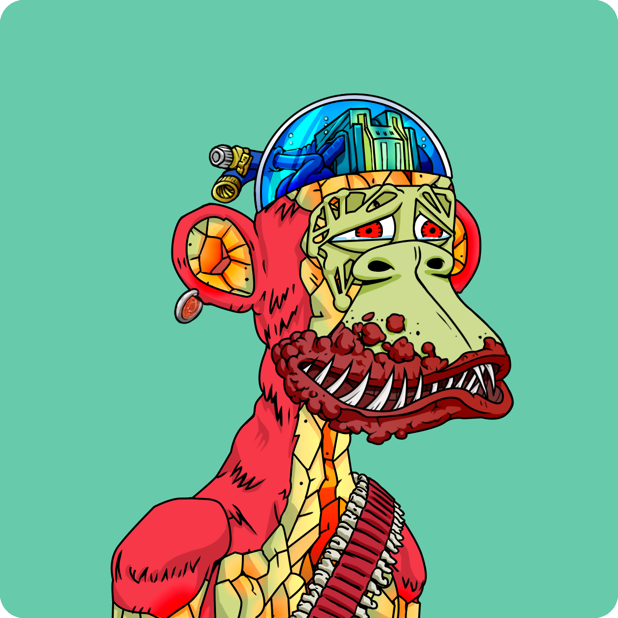 Yuga Labs - Mutant Ape Yacht Club - NFT # 9452