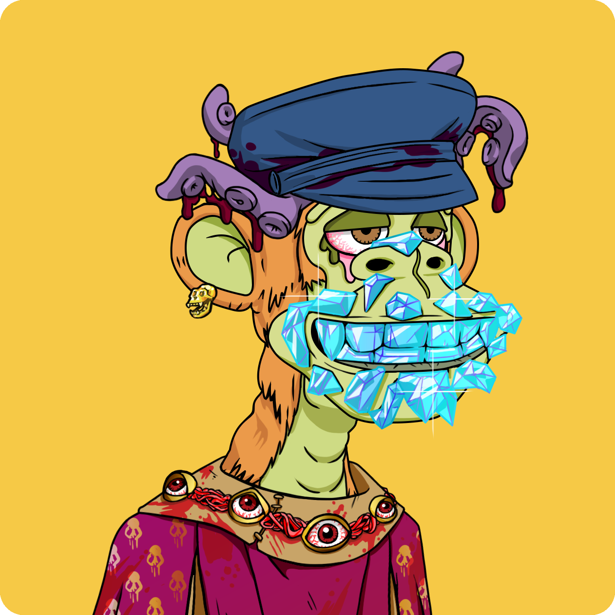 Yuga Labs - Mutant Ape Yacht Club - NFT # 21604